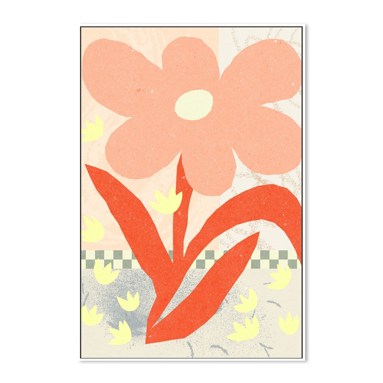 wall-art-print-canvas-poster-framed-Flowers Composition, Style A-5