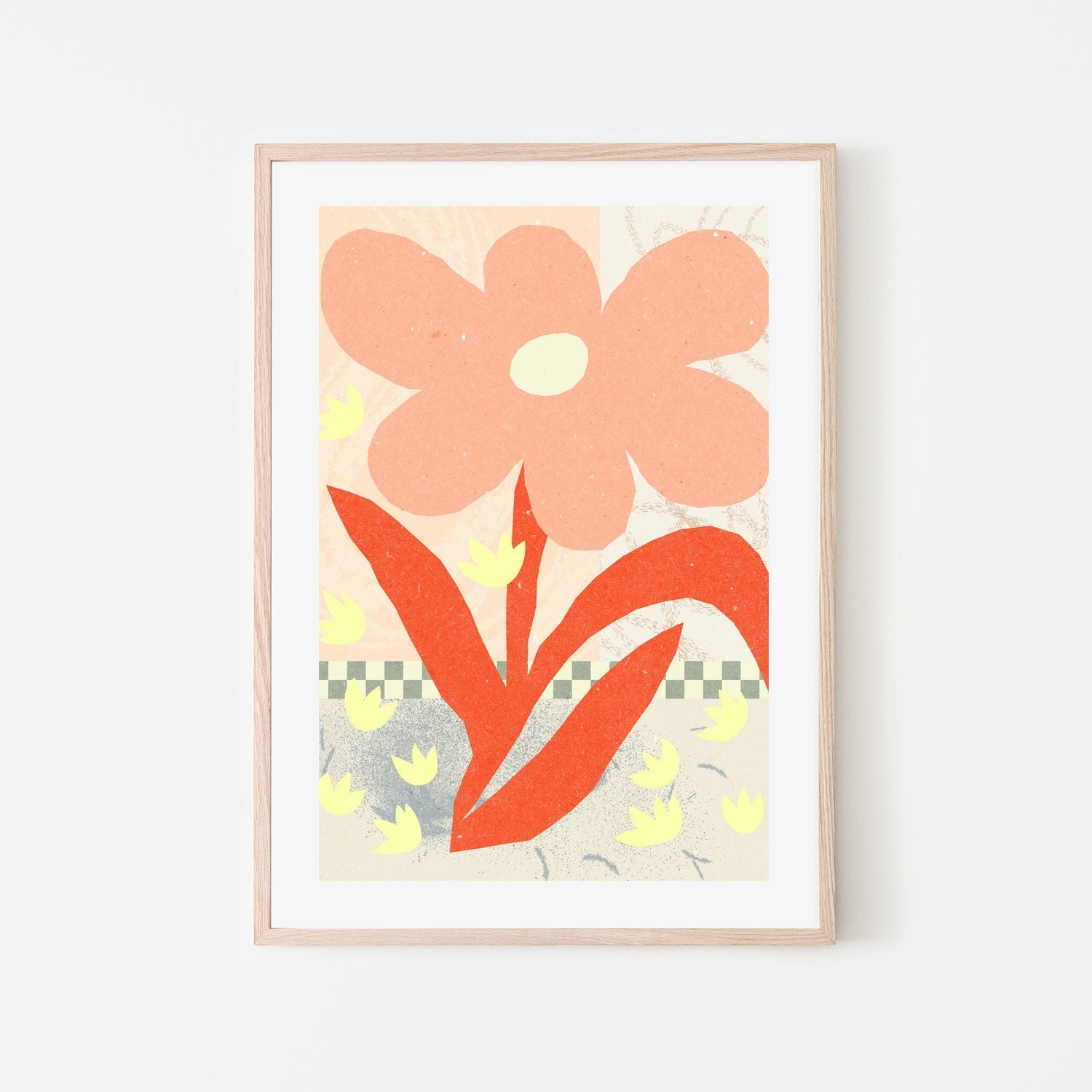 wall-art-print-canvas-poster-framed-Flowers Composition, Style A-6