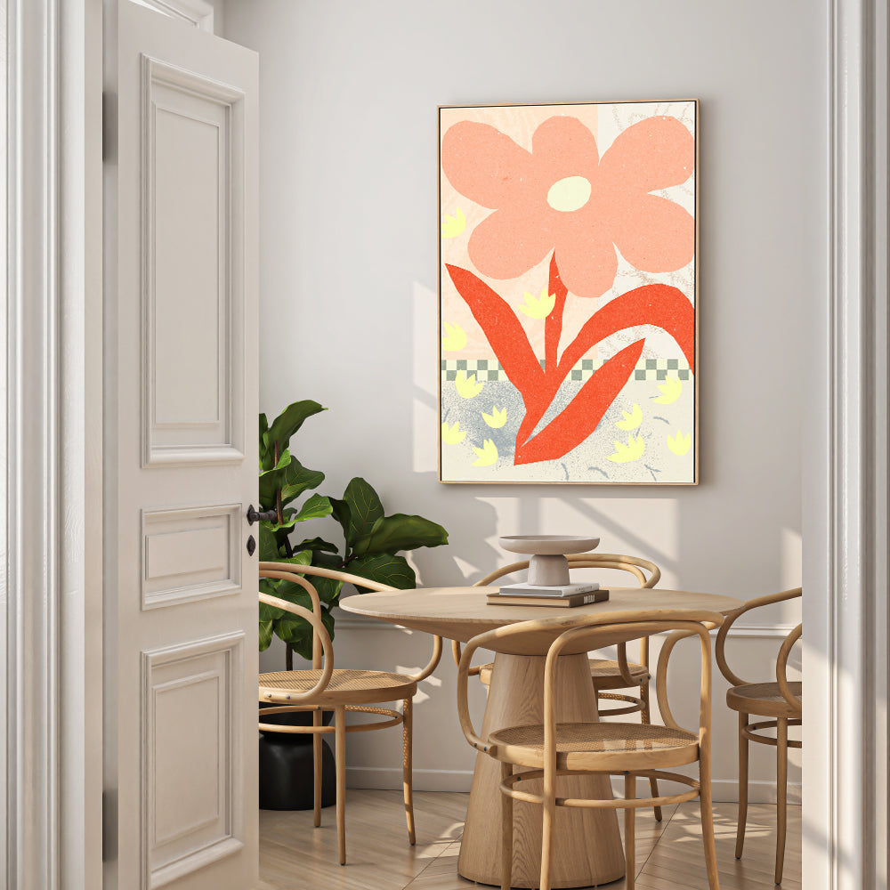 wall-art-print-canvas-poster-framed-Flowers Composition, Style A-7