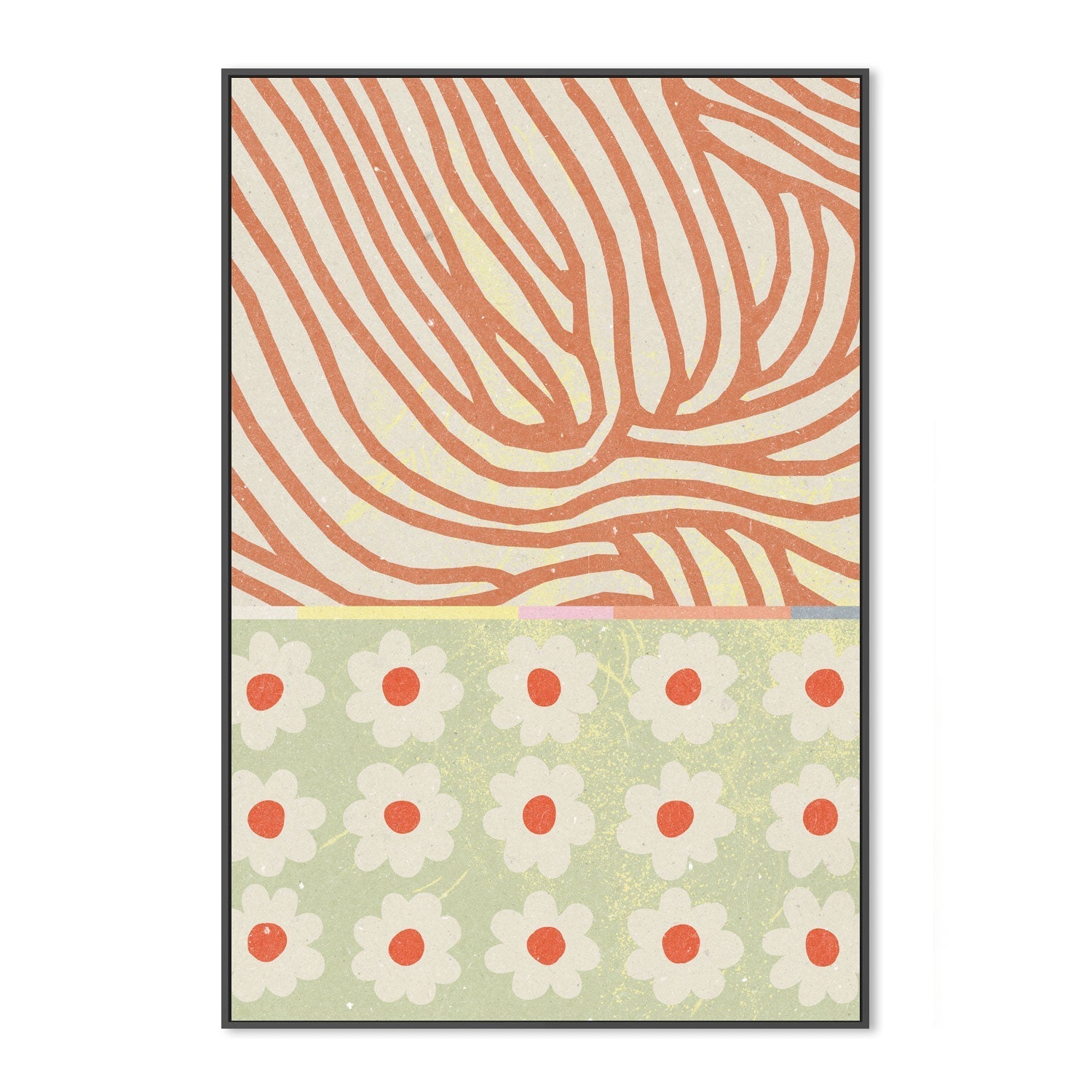 wall-art-print-canvas-poster-framed-Flowers Composition, Style B-3