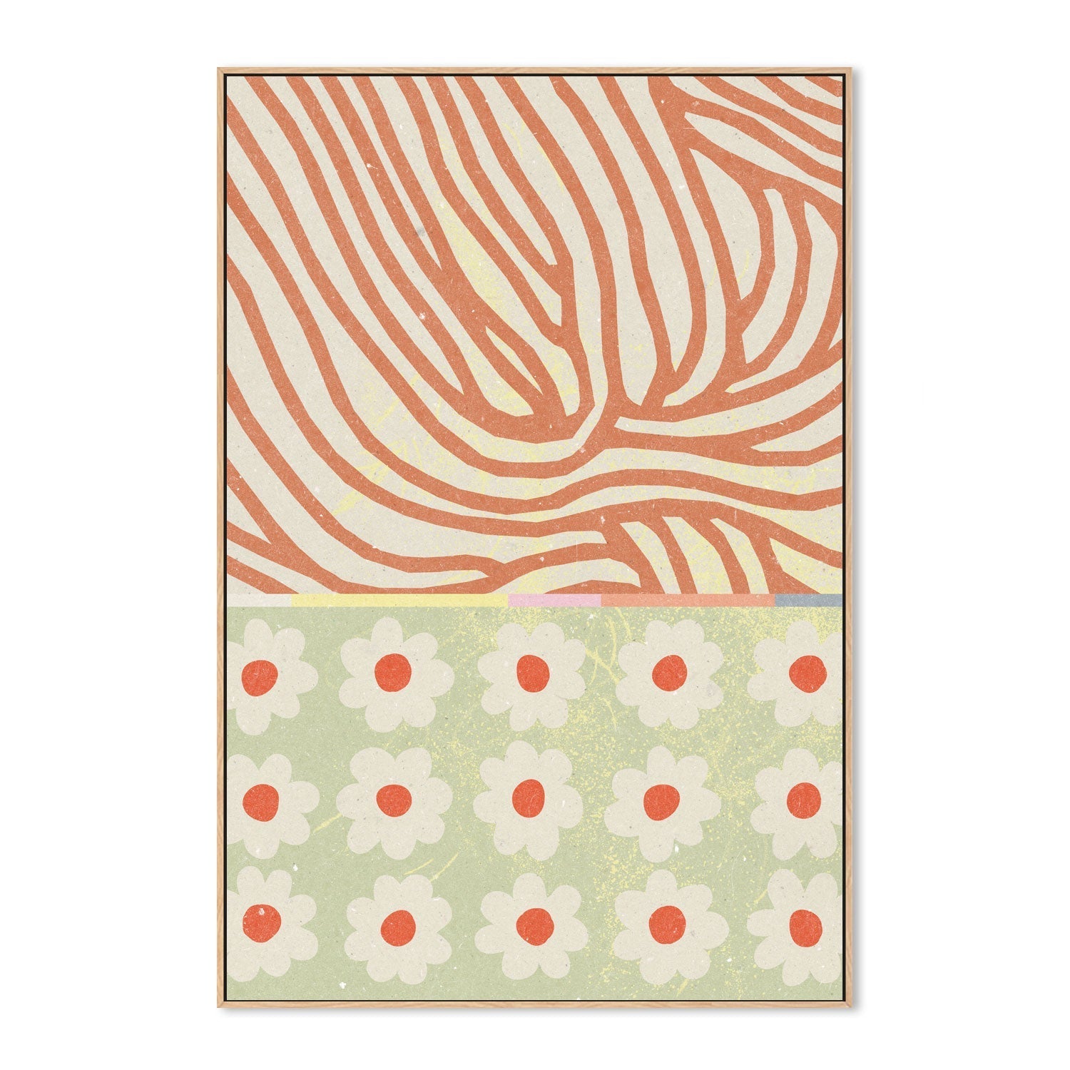 wall-art-print-canvas-poster-framed-Flowers Composition, Style B-4