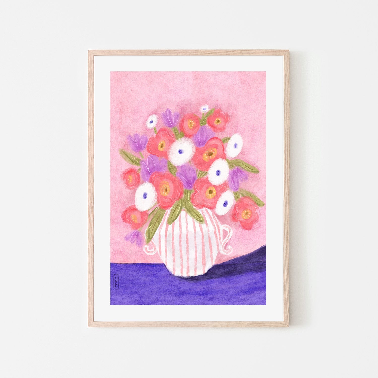 wall-art-print-canvas-poster-framed-Flowers for a friend Lia Nell-6
