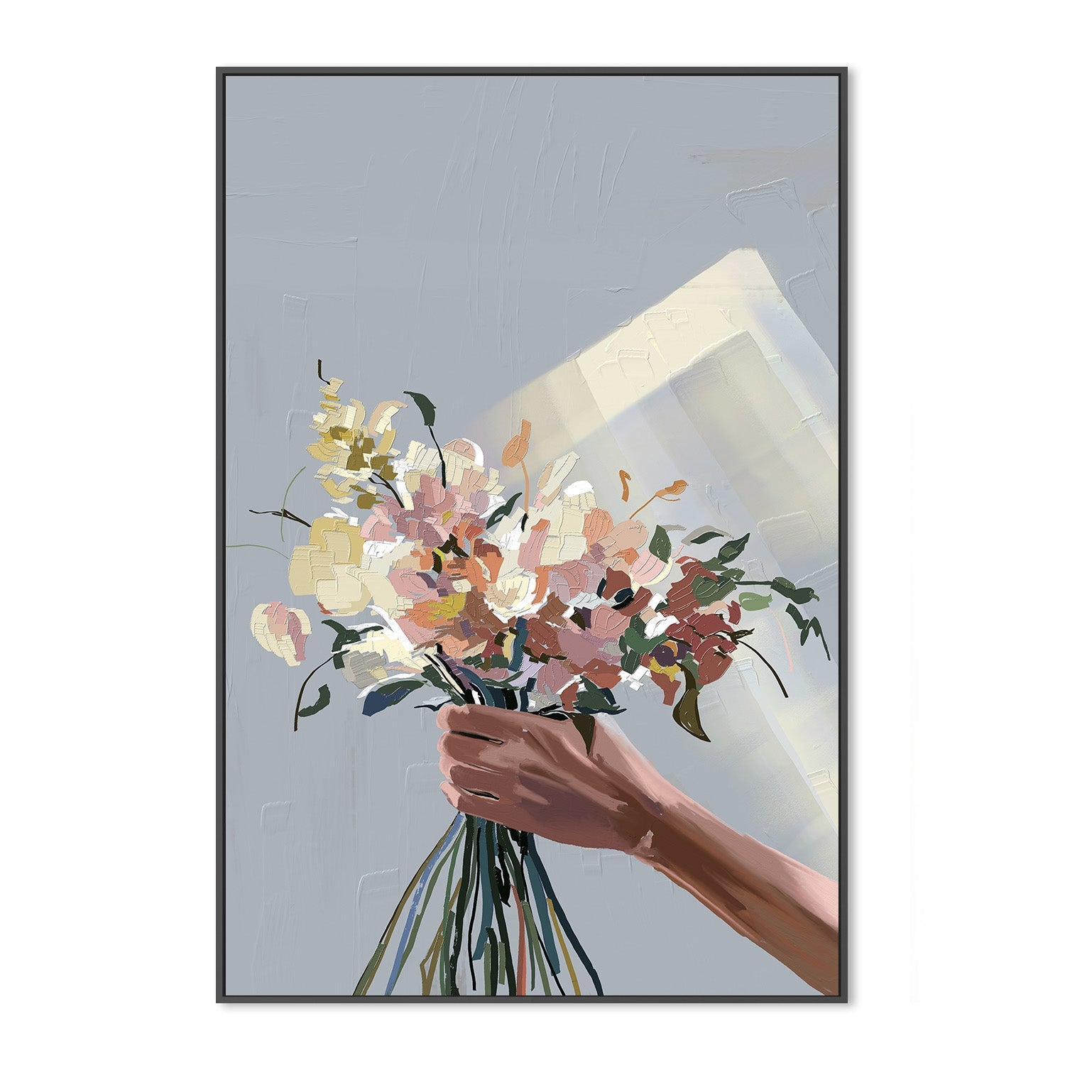 wall-art-print-canvas-poster-framed-Flowers In the Light , By Jenna Alheit-3