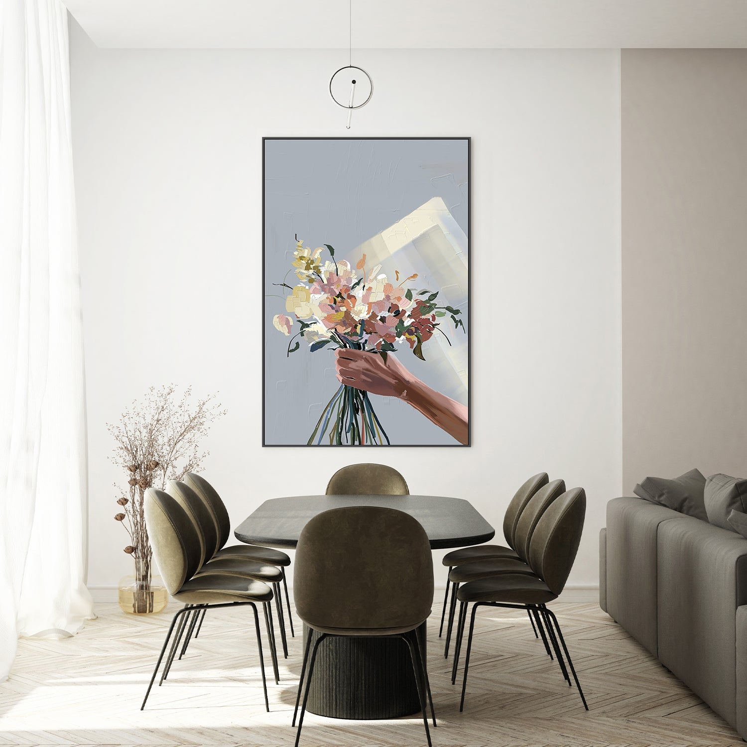 wall-art-print-canvas-poster-framed-Flowers In the Light , By Jenna Alheit-7