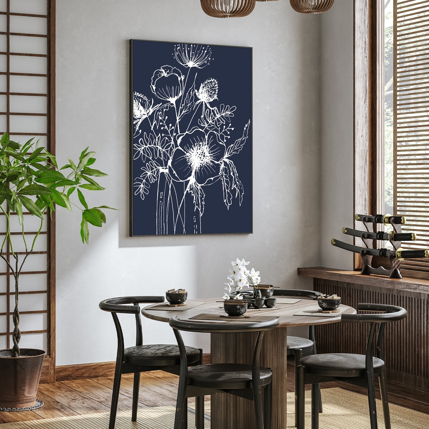 wall-art-print-canvas-poster-framed-flowery-9