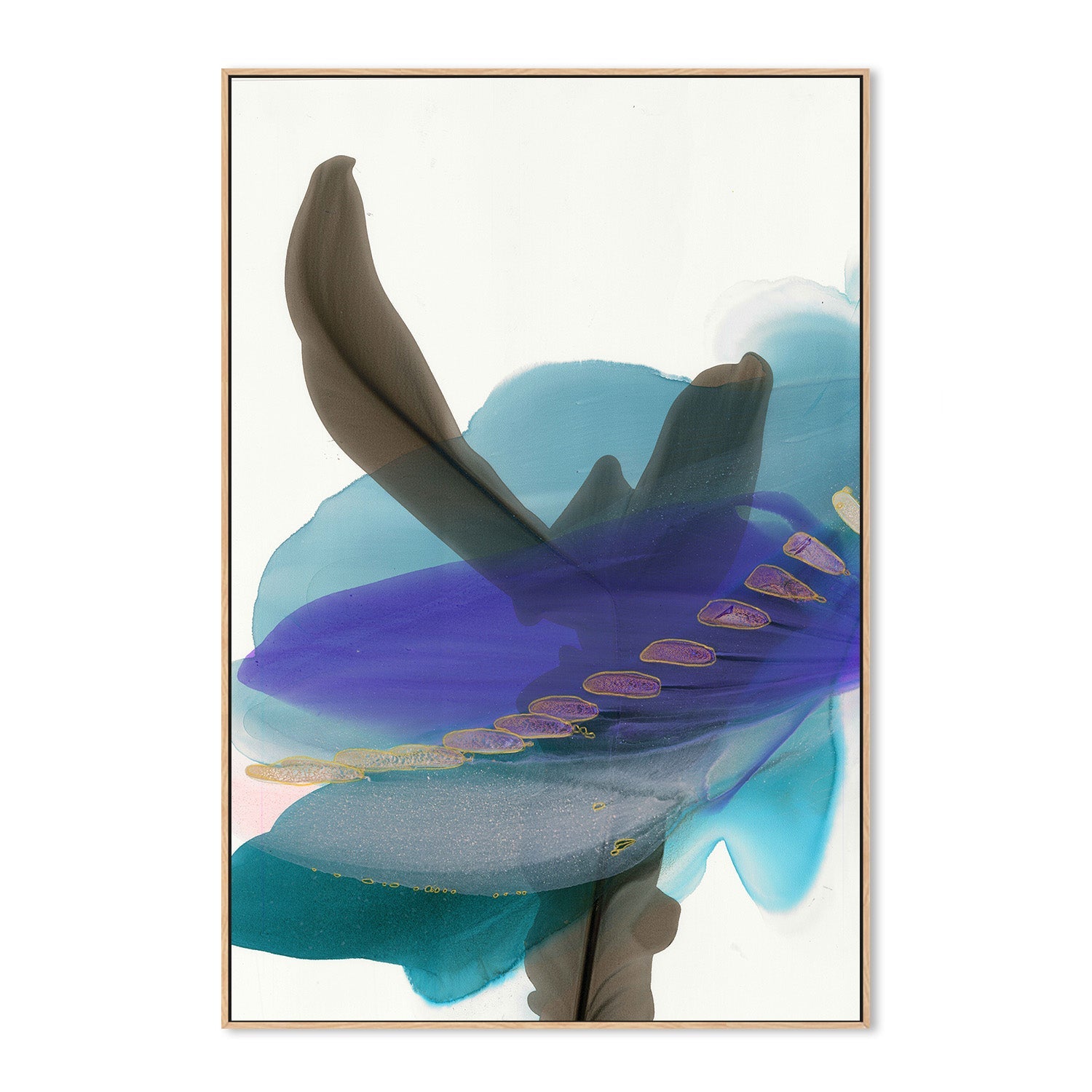 wall-art-print-canvas-poster-framed-Flowing Colors and Organic Forms-4