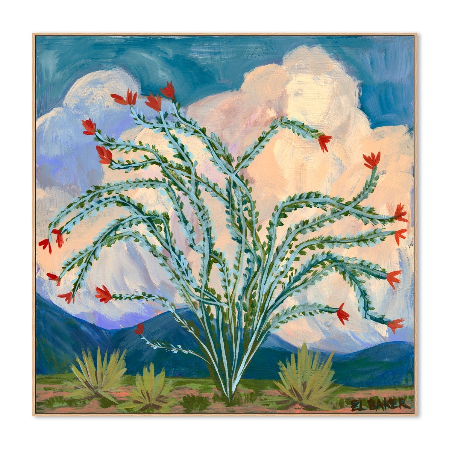 wall-art-print-canvas-poster-framed-Flowing In The Breeze , By Eleanor Baker-4