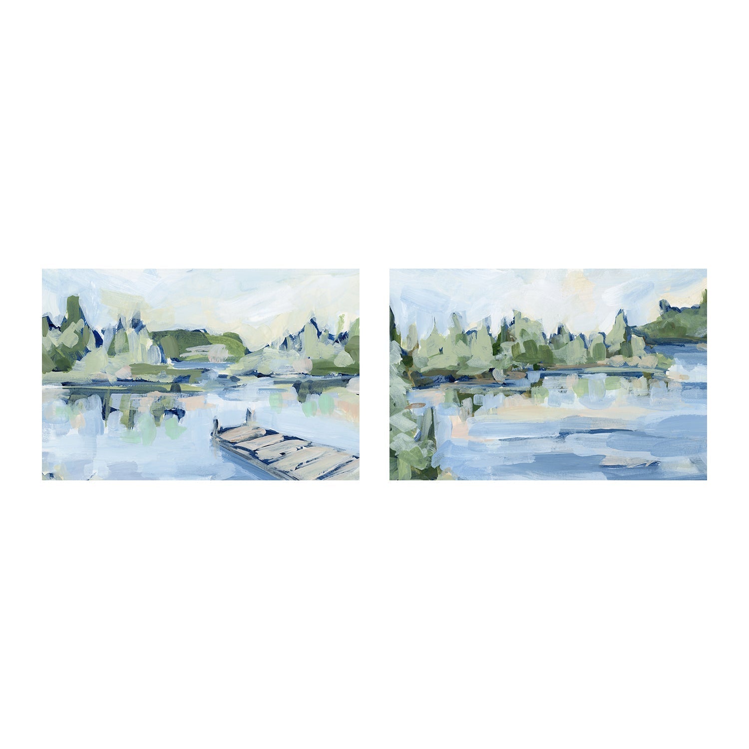 wall-art-print-canvas-poster-framed-Fly Fishing Oasis , Style B & C , Set Of 2, By Jetty Home , By Jetty Home-1