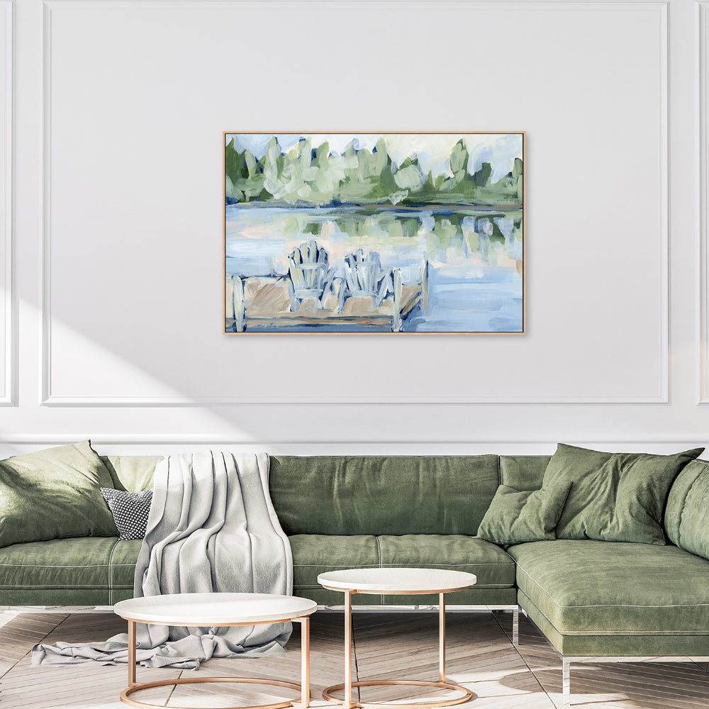 wall-art-print-canvas-poster-framed-Fly Fishing Oasis , Style D, By Jetty Home , By Jetty Home-2