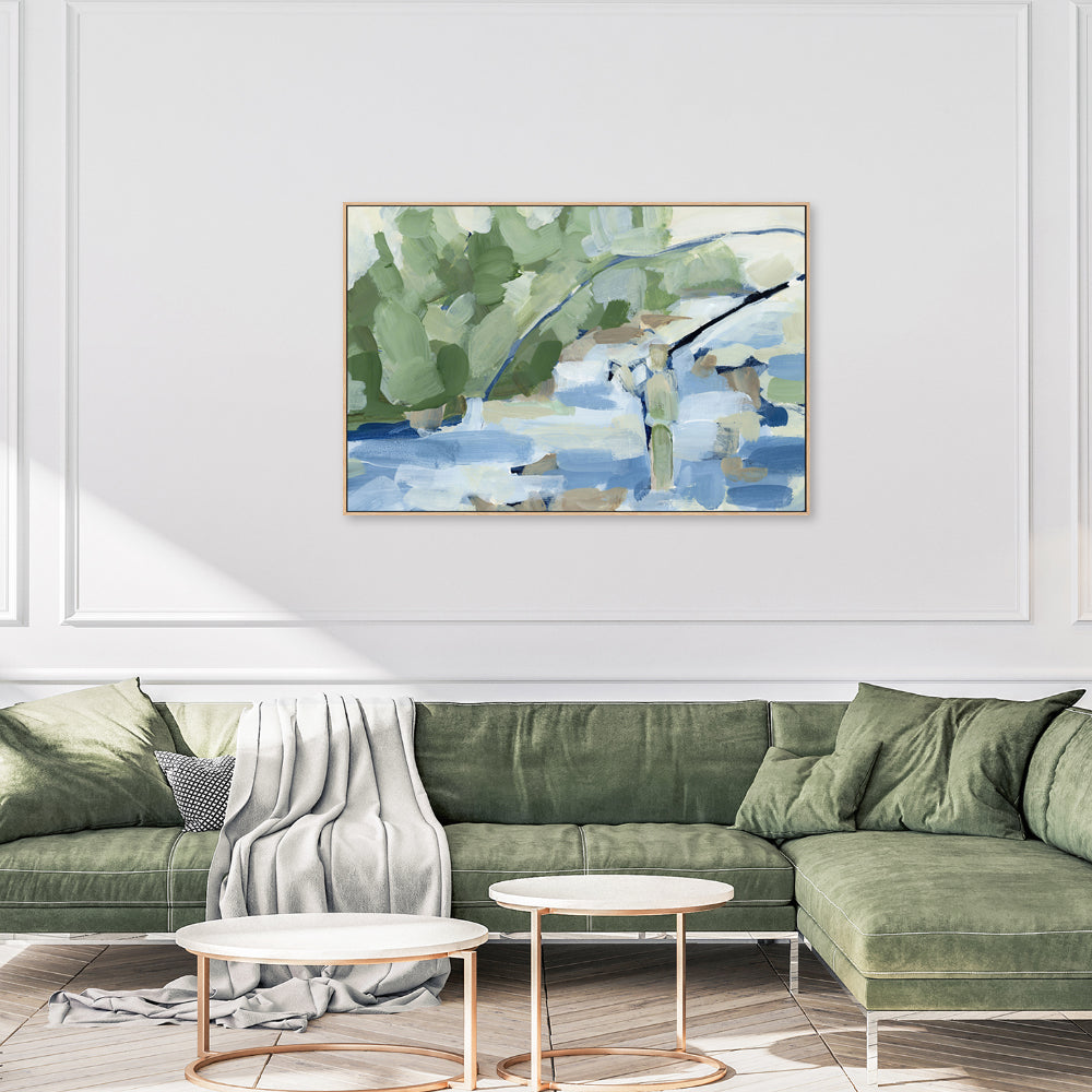 wall-art-print-canvas-poster-framed-Fly Fishing Oasis , Style E, By Jetty Home , By Jetty Home-2