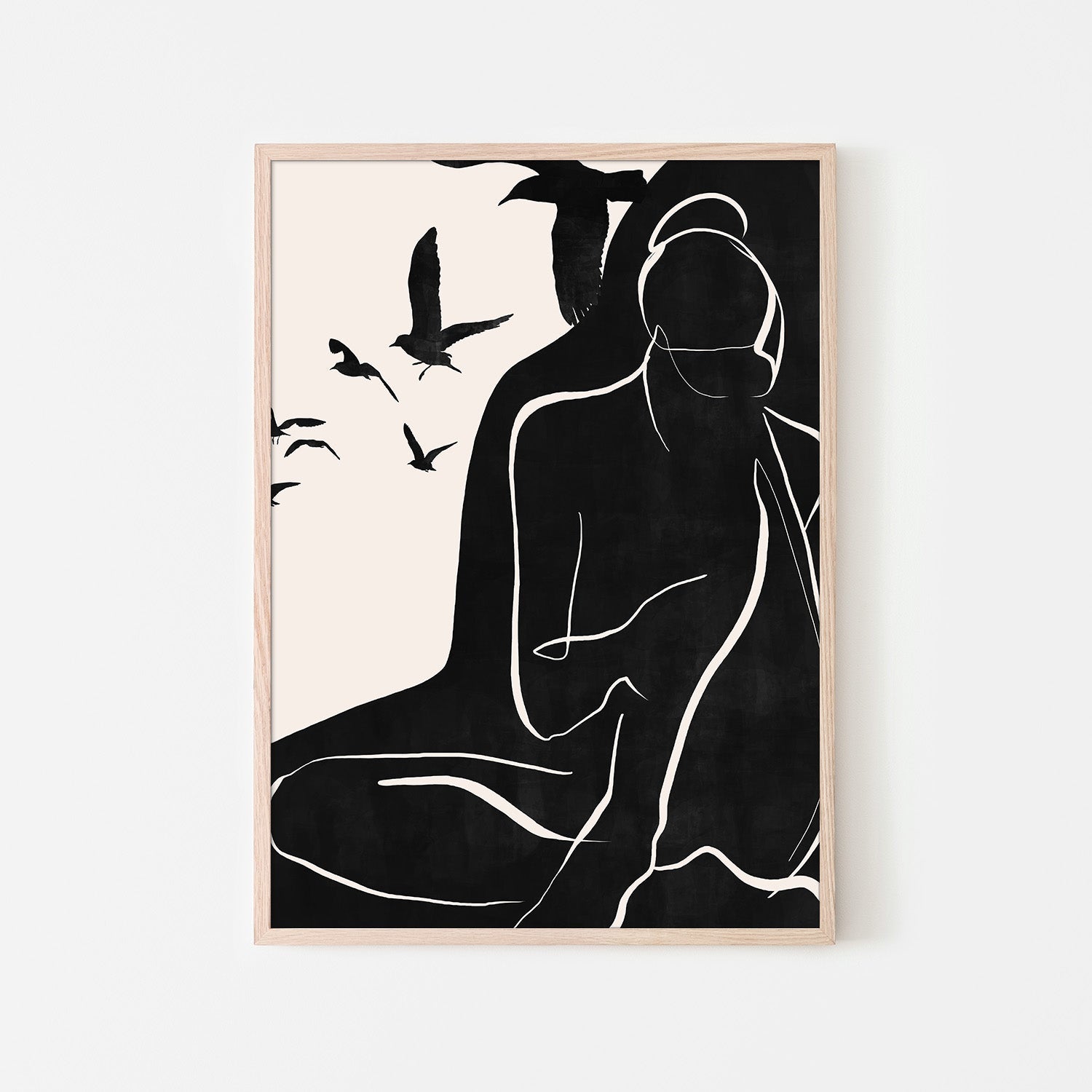 wall-art-print-canvas-poster-framed-Flying Birds-6
