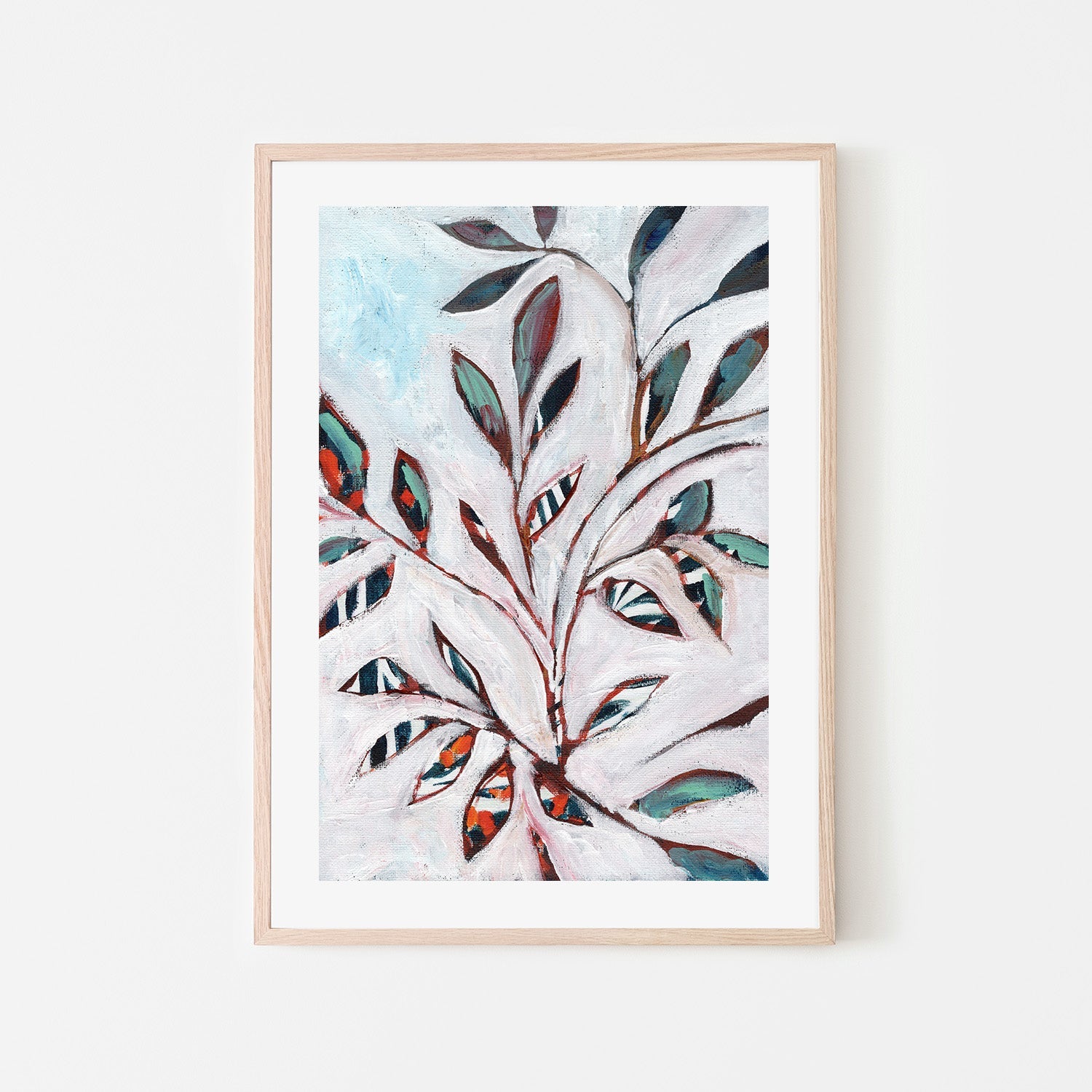 wall-art-print-canvas-poster-framed-Foliage , By Nikita Jariwala-6