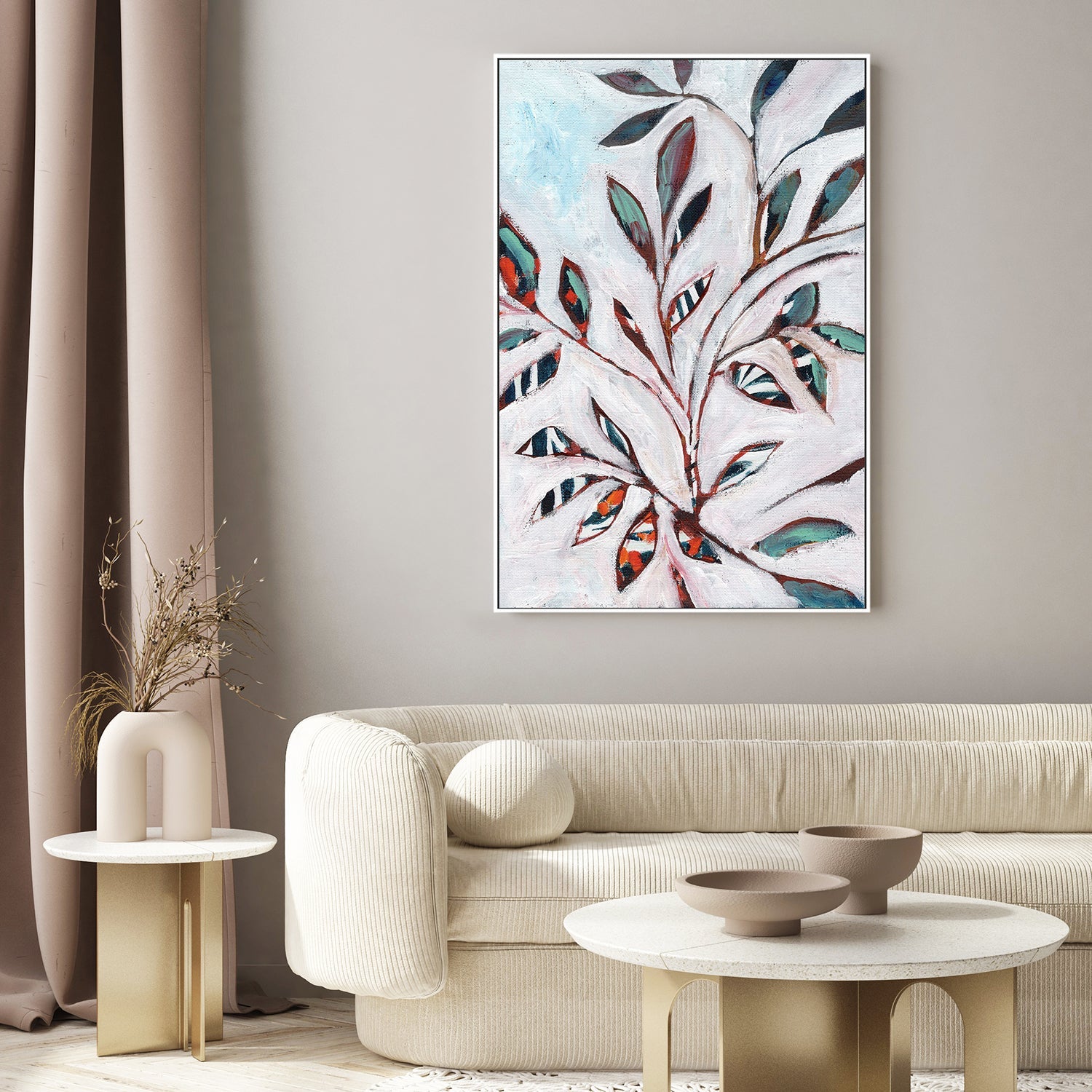 wall-art-print-canvas-poster-framed-Foliage , By Nikita Jariwala-7