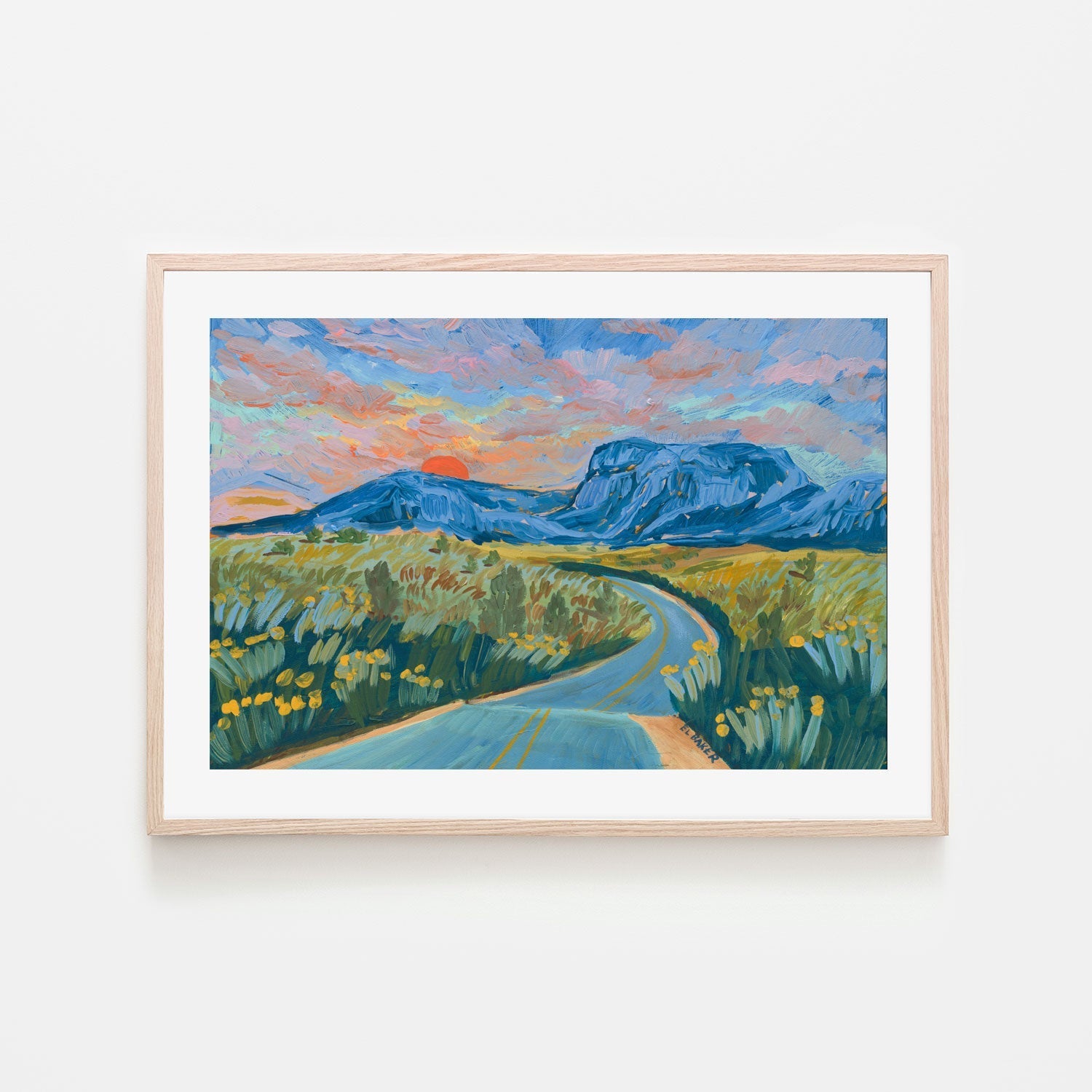 wall-art-print-canvas-poster-framed-Follow Me Down The River , By Eleanor Baker-6