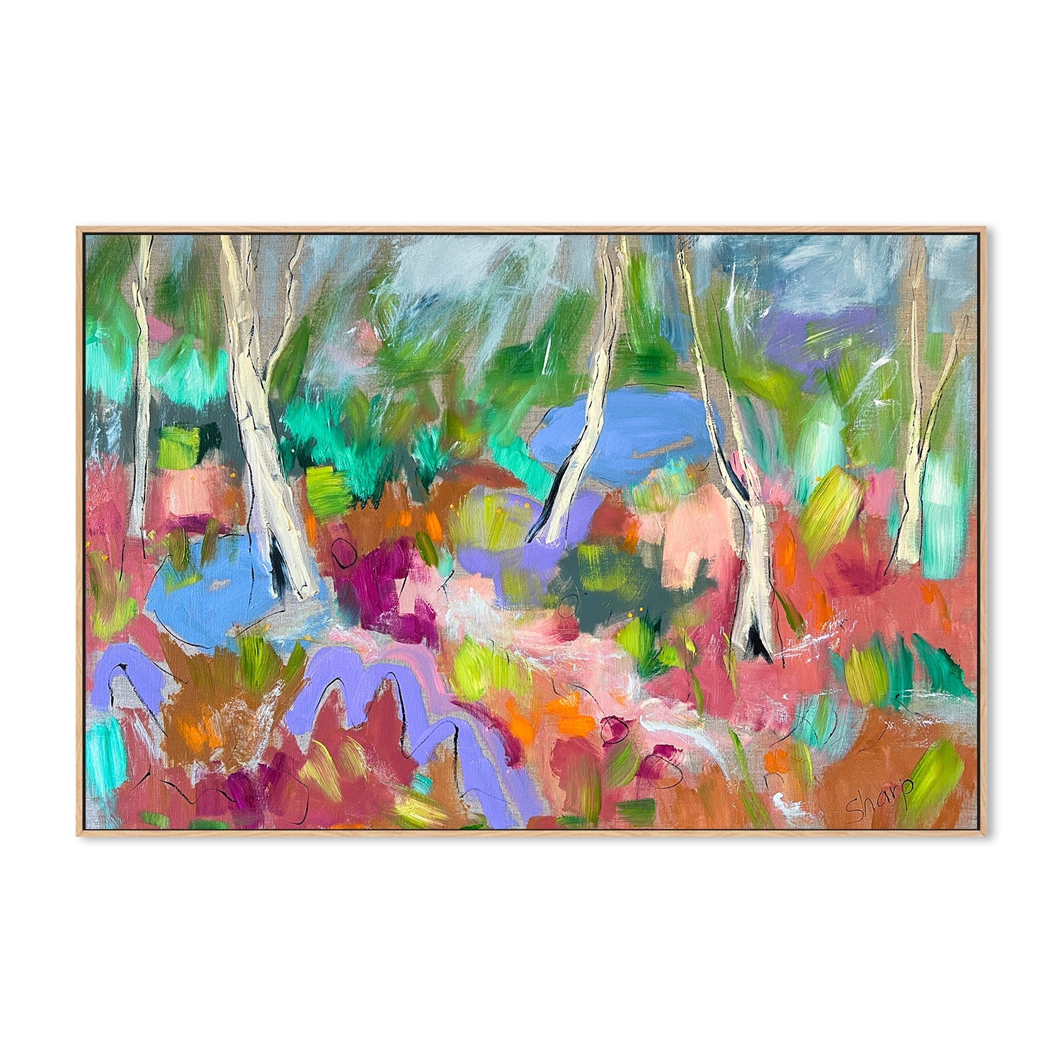 wall-art-print-canvas-poster-framed-Forest-4