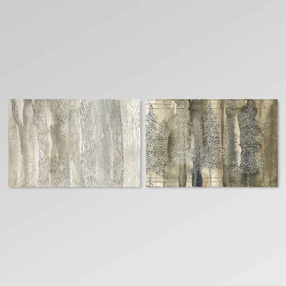 wall-art-print-canvas-poster-framed-Forest Dawn, Set Of 2-by-Emily Wood-Gioia Wall Art