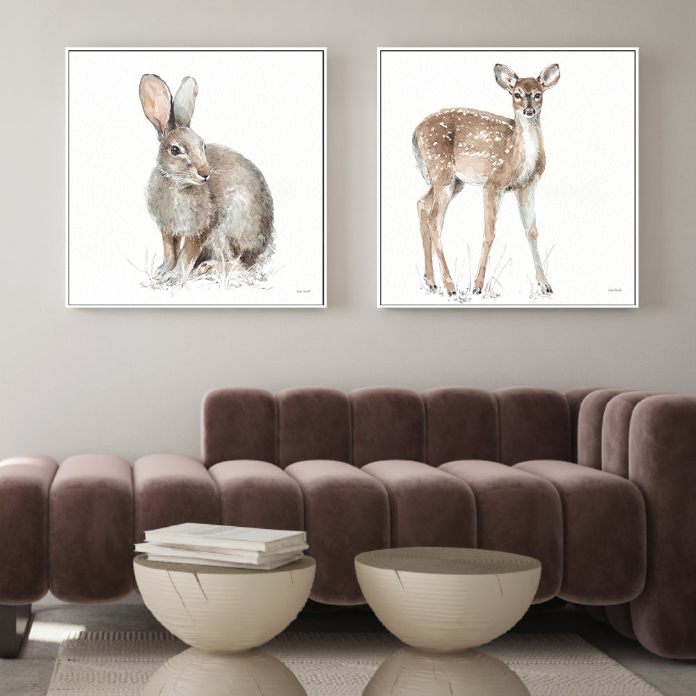 wall-art-print-canvas-poster-framed-Forest Friends, Style B & D, Set Of 2 , By Lisa Audit-GIOIA-WALL-ART