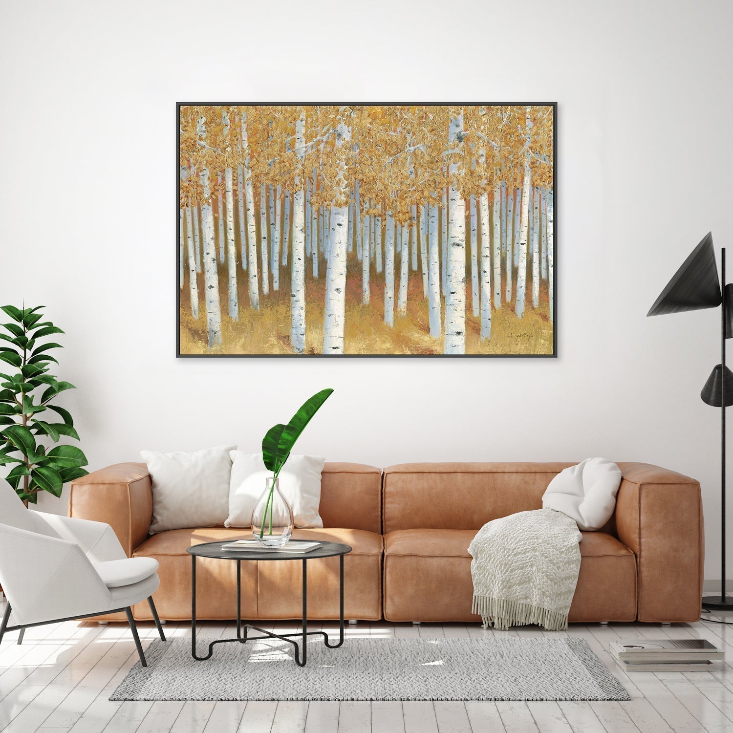 wall-art-print-canvas-poster-framed-Forest of Gold-by-James Wiens-Gioia Wall Art