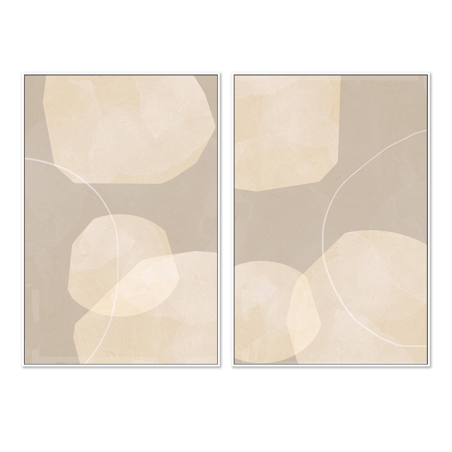 wall-art-print-canvas-poster-framed-Form, Style A & B, Set Of 2 , By Aoibhne Hogan-5