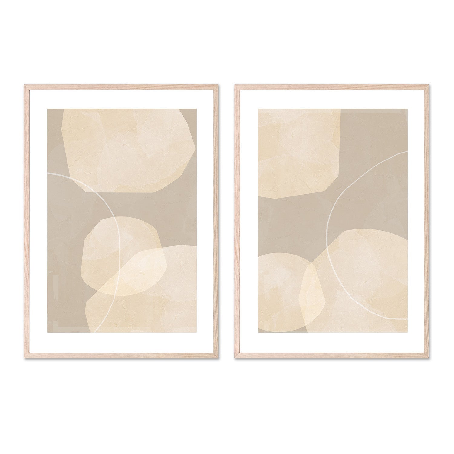 wall-art-print-canvas-poster-framed-Form, Style A & B, Set Of 2 , By Aoibhne Hogan-6