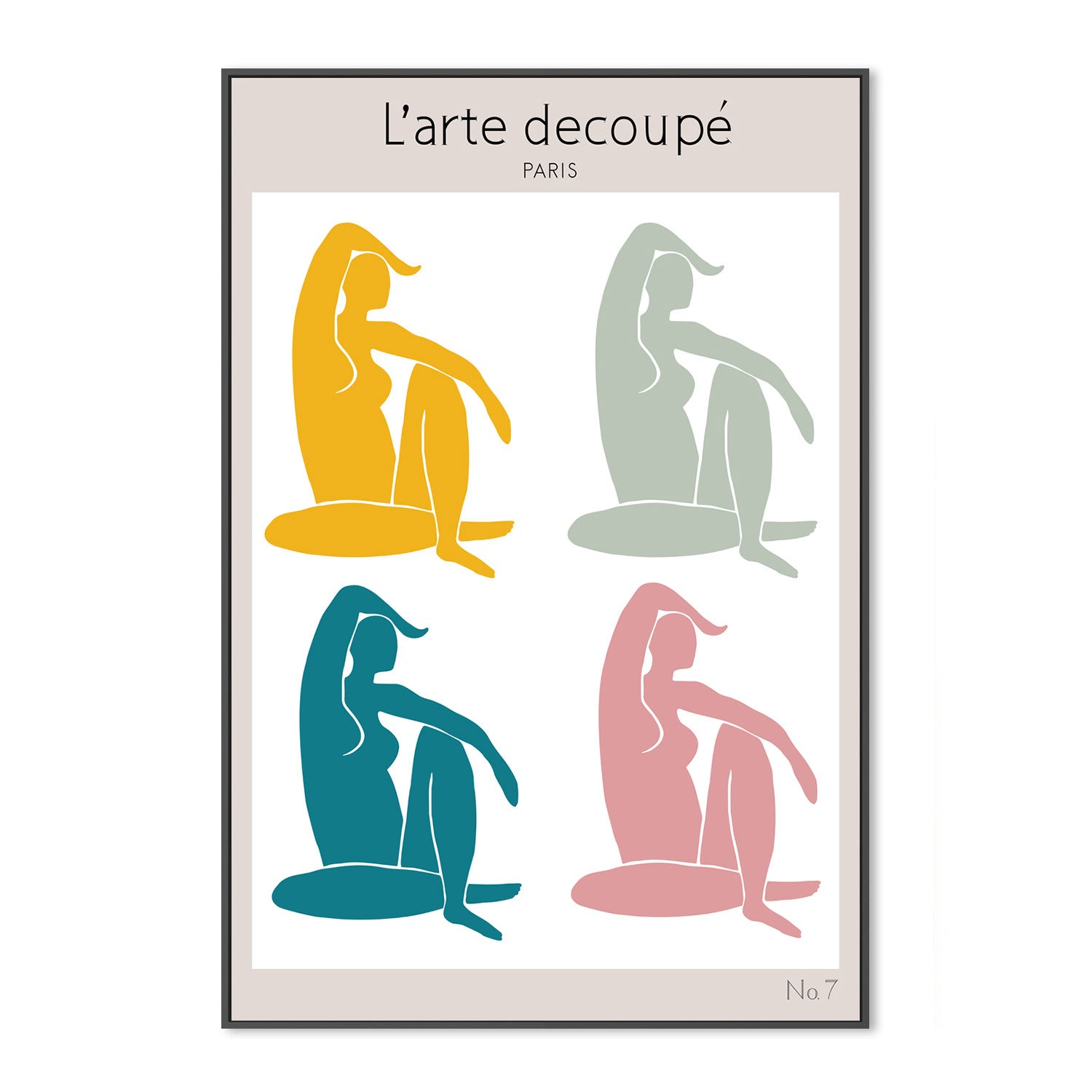 wall-art-print-canvas-poster-framed-Four Figures-by-Plus X Studio-Gioia Wall Art