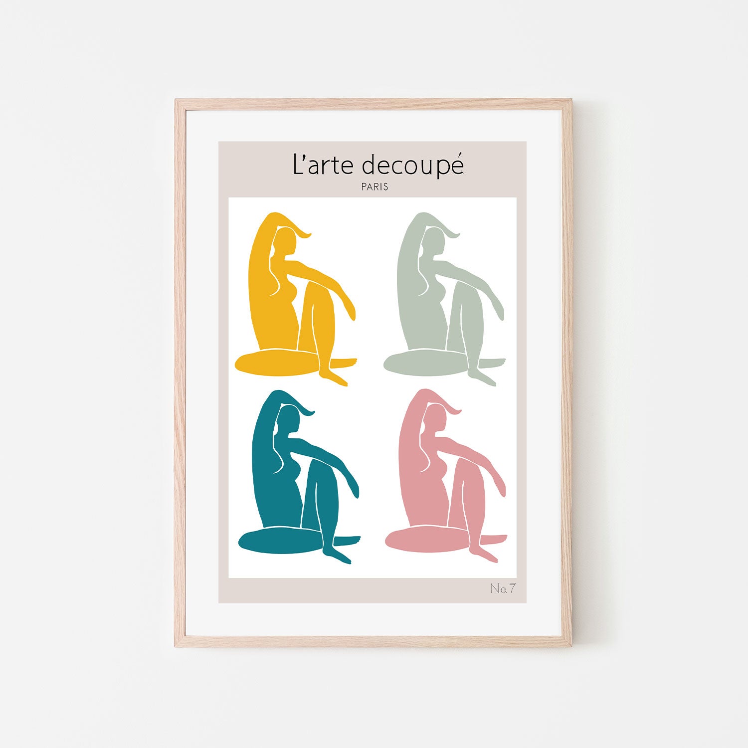wall-art-print-canvas-poster-framed-Four Figures-by-Plus X Studio-Gioia Wall Art