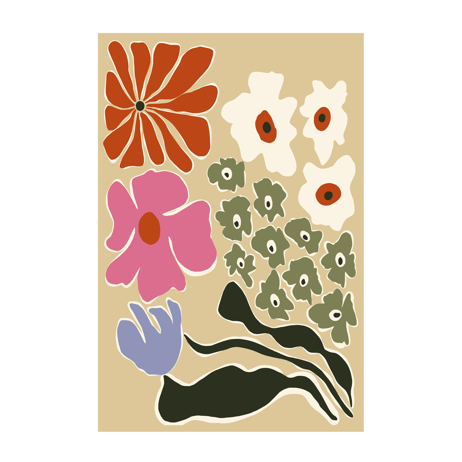 wall-art-print-canvas-poster-framed-Fragile Botanic , By Miho Art Studio , By Miho Art Studio-1