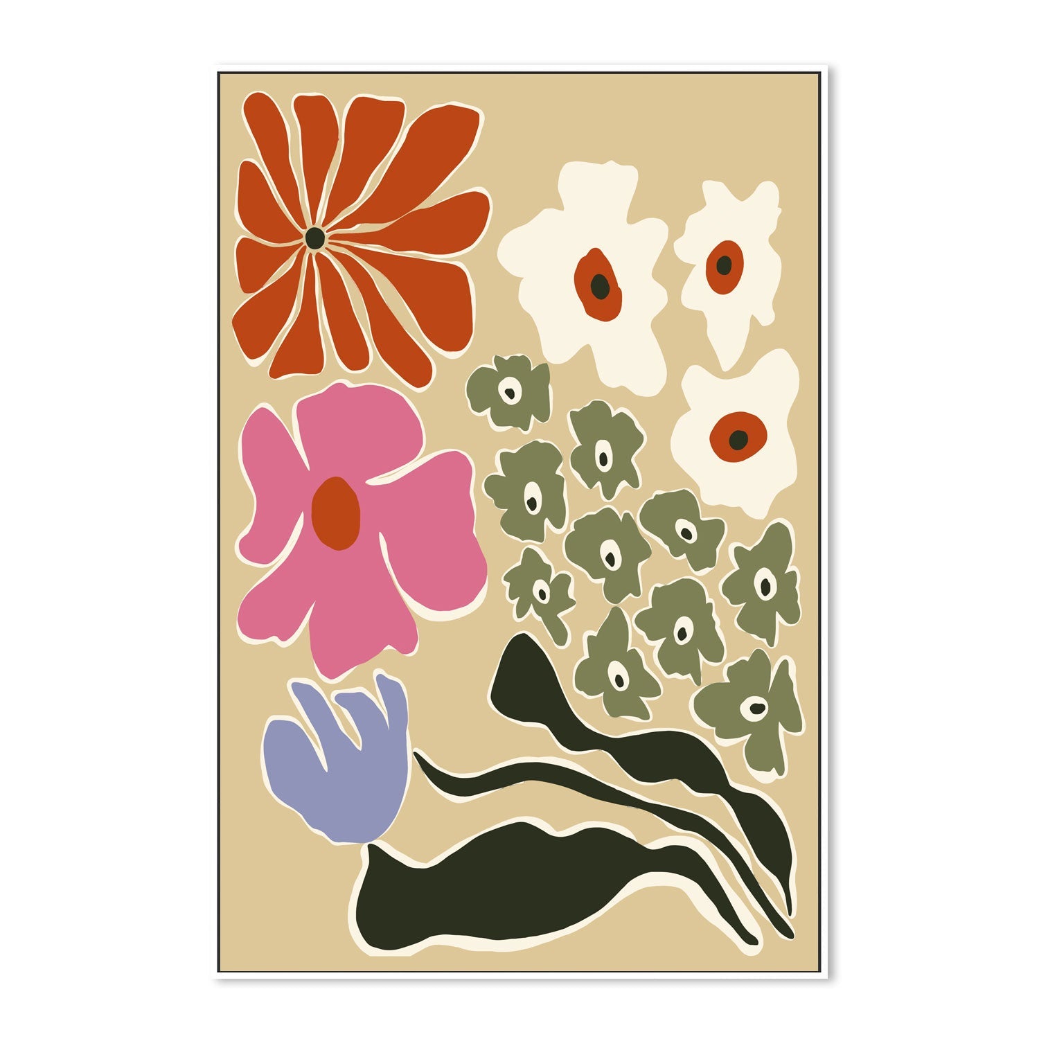 wall-art-print-canvas-poster-framed-Fragile Botanic , By Miho Art Studio , By Miho Art Studio-5
