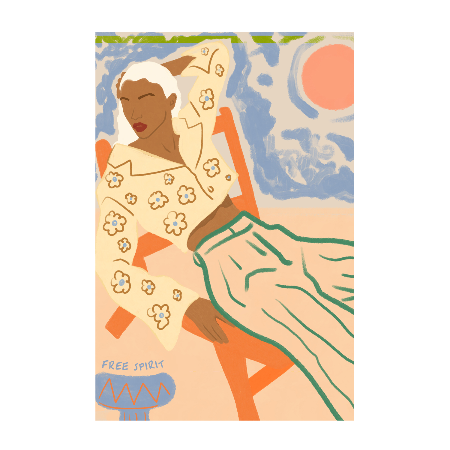 wall-art-print-canvas-poster-framed-Free Spirit-1