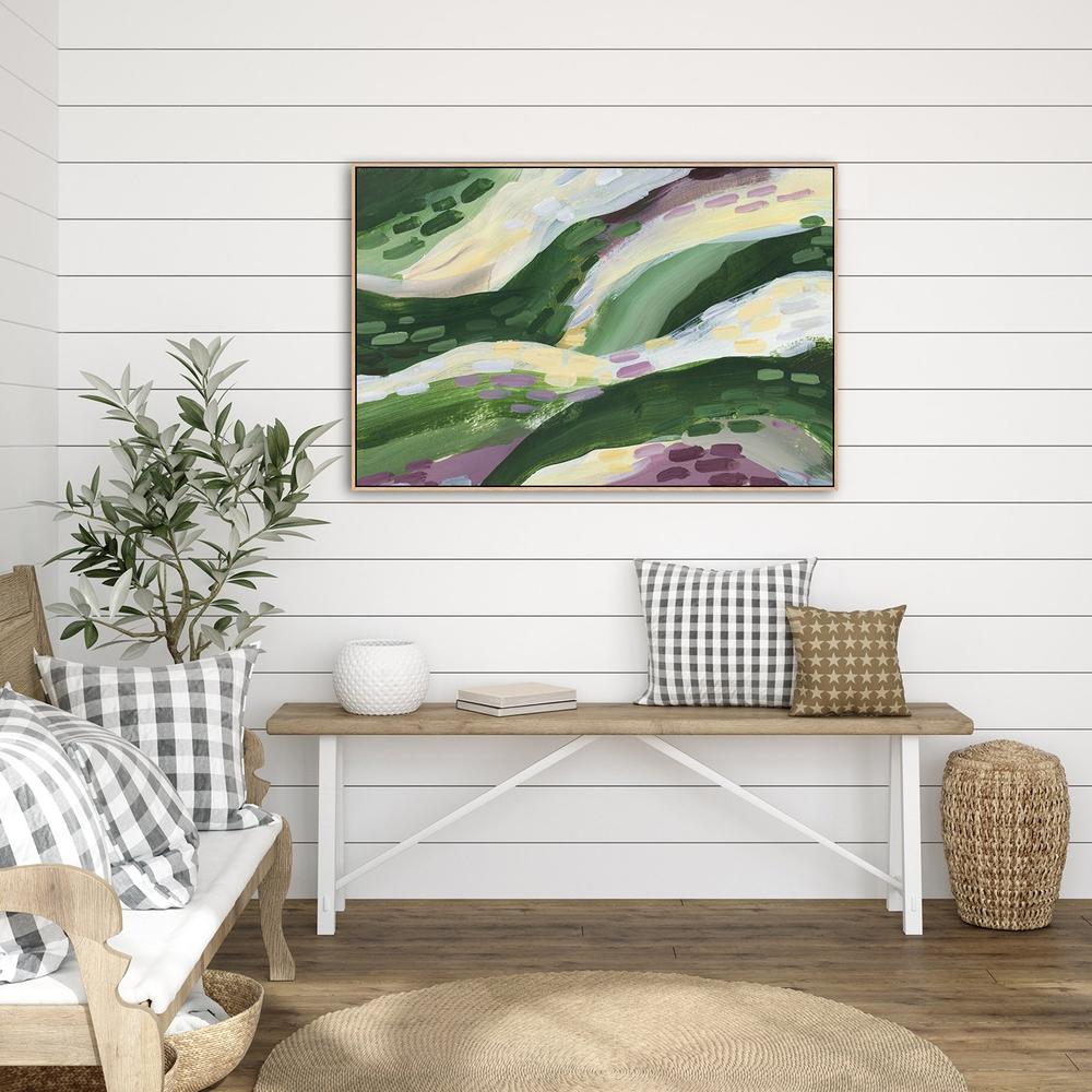 wall-art-print-canvas-poster-framed-French Countryside Abstract Landscape, Style B-by-Emily Wood-Gioia Wall Art