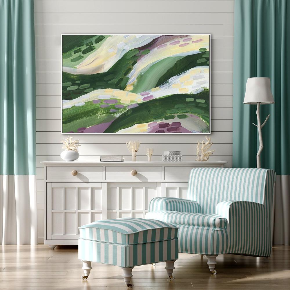 wall-art-print-canvas-poster-framed-French Countryside Abstract Landscape, Style B-by-Emily Wood-Gioia Wall Art