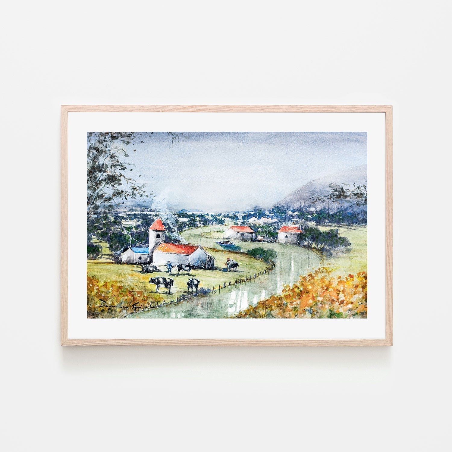 wall-art-print-canvas-poster-framed-French Countryside , By Lilou Online Fine Arts-GIOIA-WALL-ART