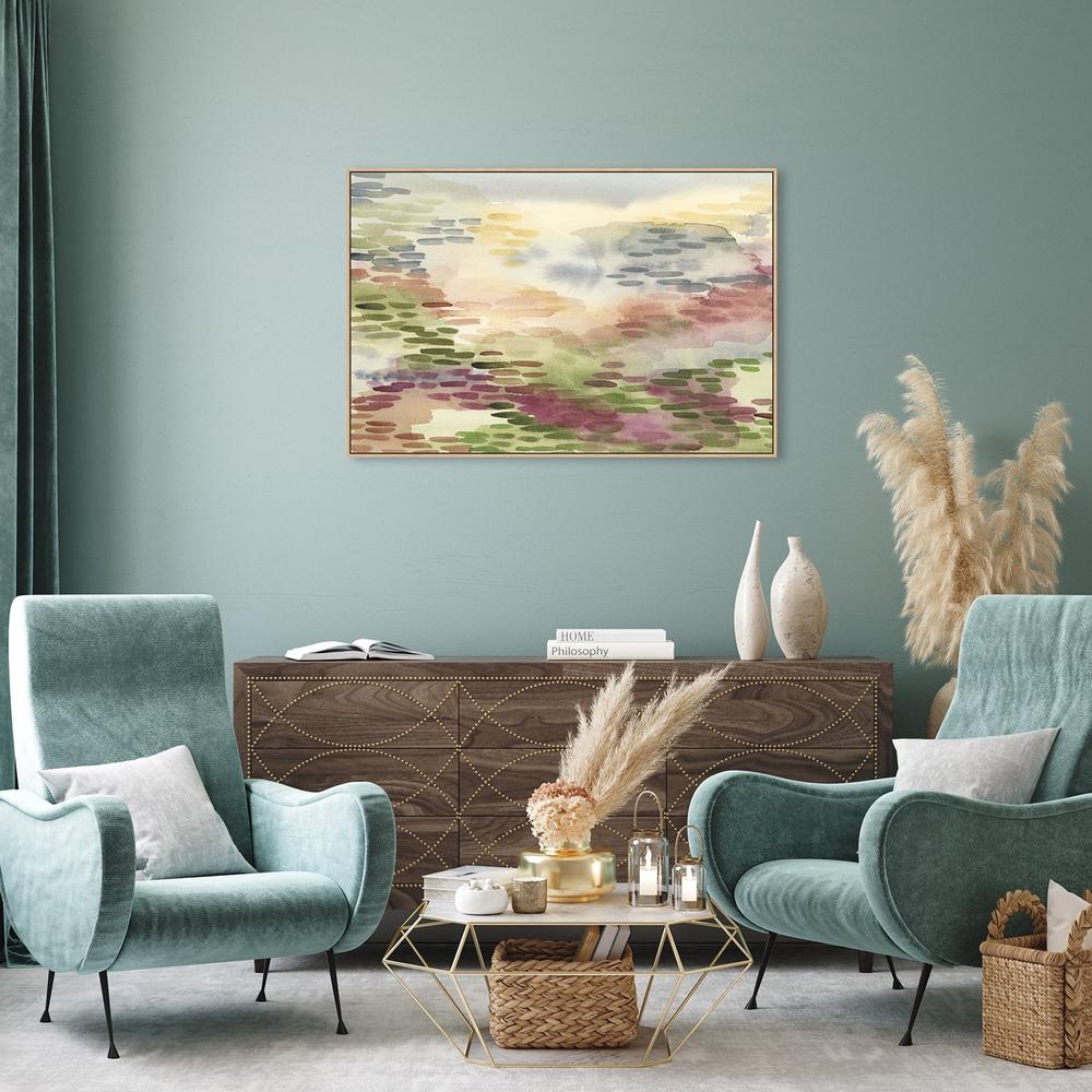wall-art-print-canvas-poster-framed-French Countryside Landscape-by-Emily Wood-Gioia Wall Art