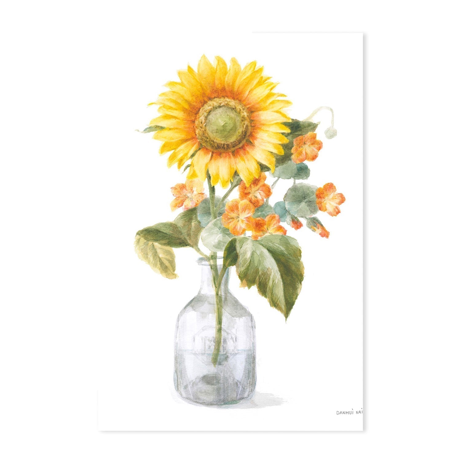 wall-art-print-canvas-poster-framed-Fresh Cut Sunflowers, Style A-by-Danhui Nai-Gioia Wall Art