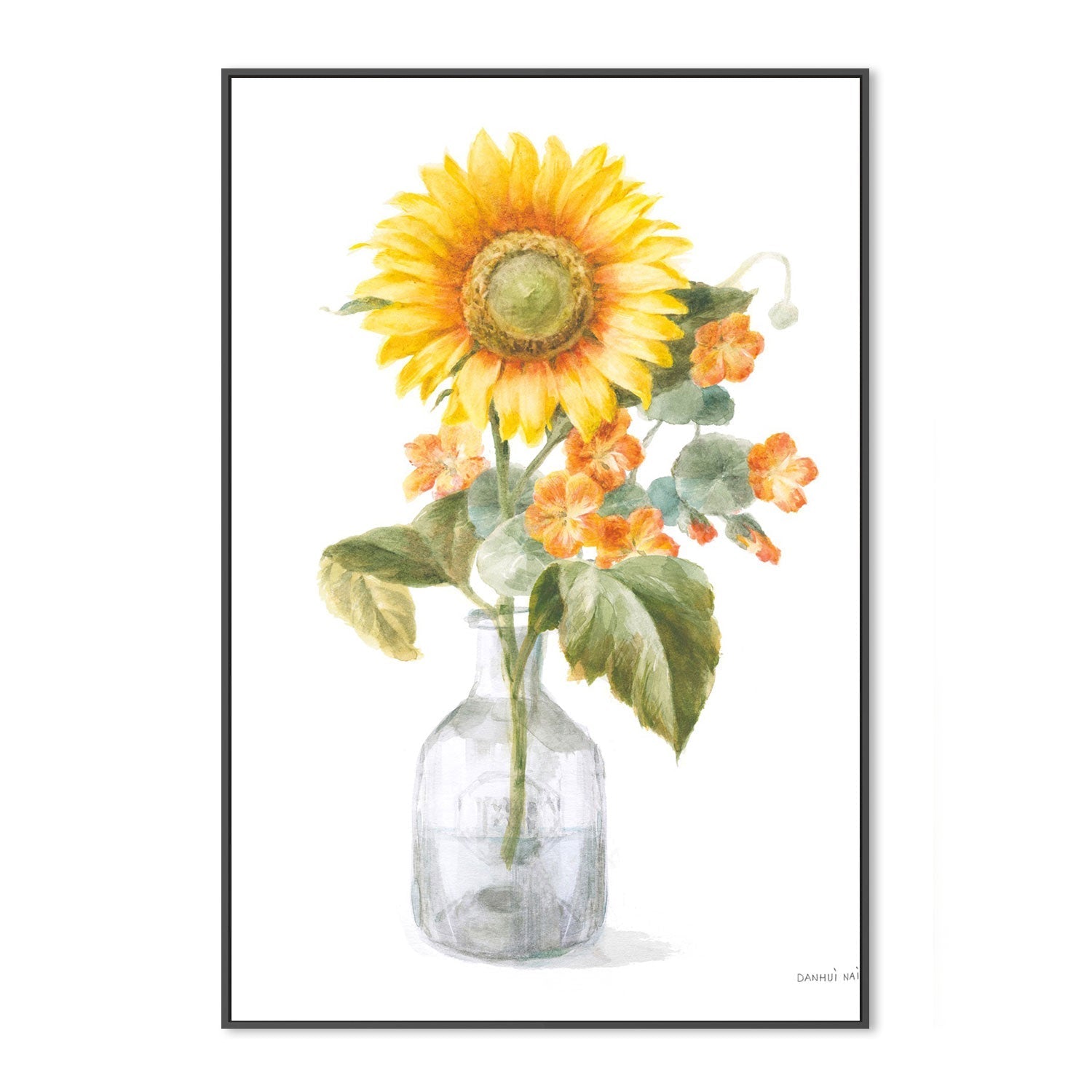wall-art-print-canvas-poster-framed-Fresh Cut Sunflowers, Style A-by-Danhui Nai-Gioia Wall Art