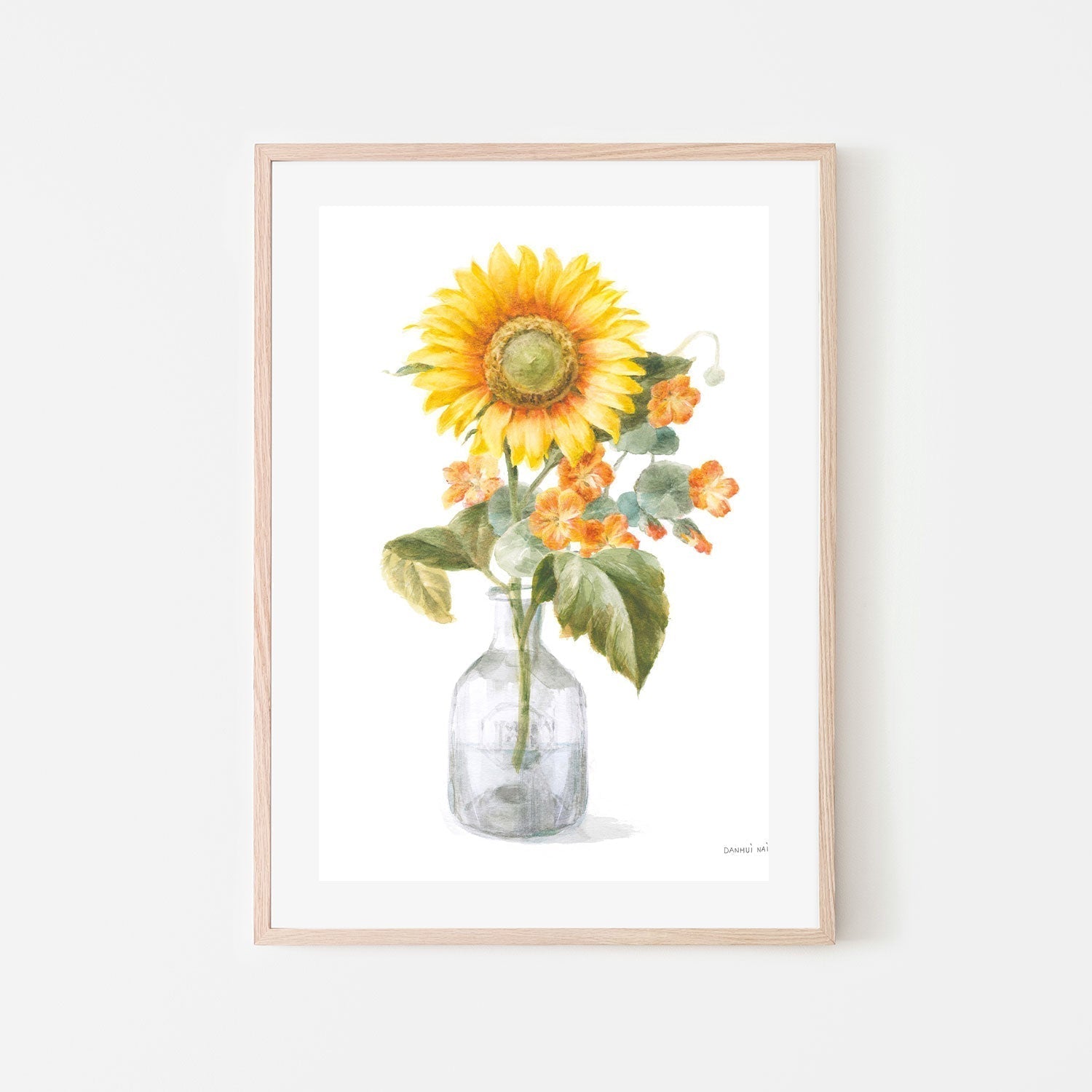 wall-art-print-canvas-poster-framed-Fresh Cut Sunflowers, Style A-by-Danhui Nai-Gioia Wall Art