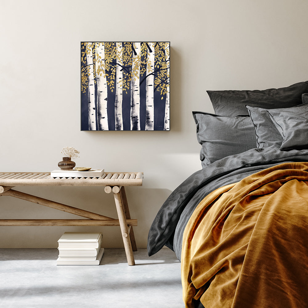 wall-art-print-canvas-poster-framed-Fresh Forest Indigo, Style B-by-James Wiens-Gioia Wall Art