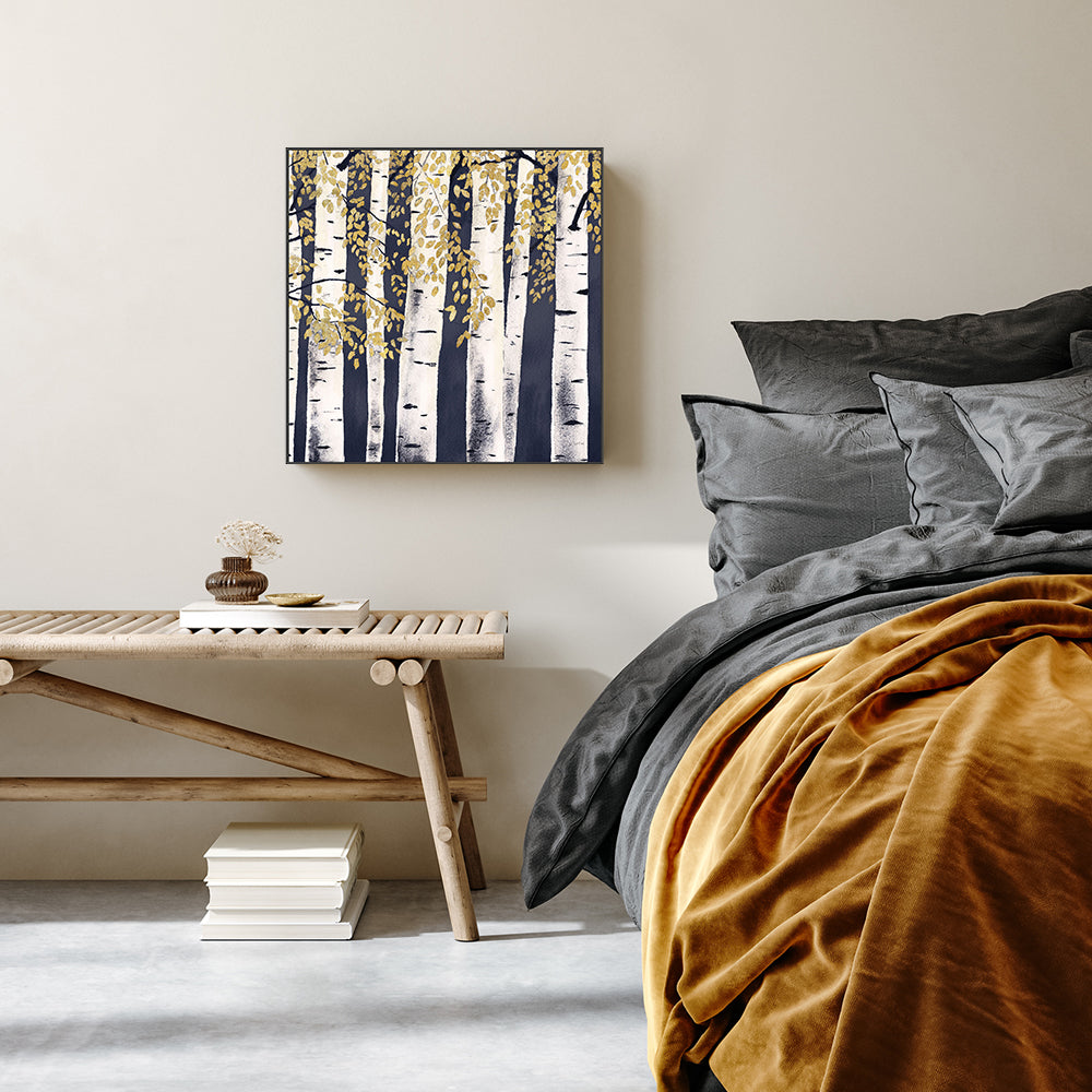 wall-art-print-canvas-poster-framed-Fresh Forest Indigo, Style C-by-James Wiens-Gioia Wall Art