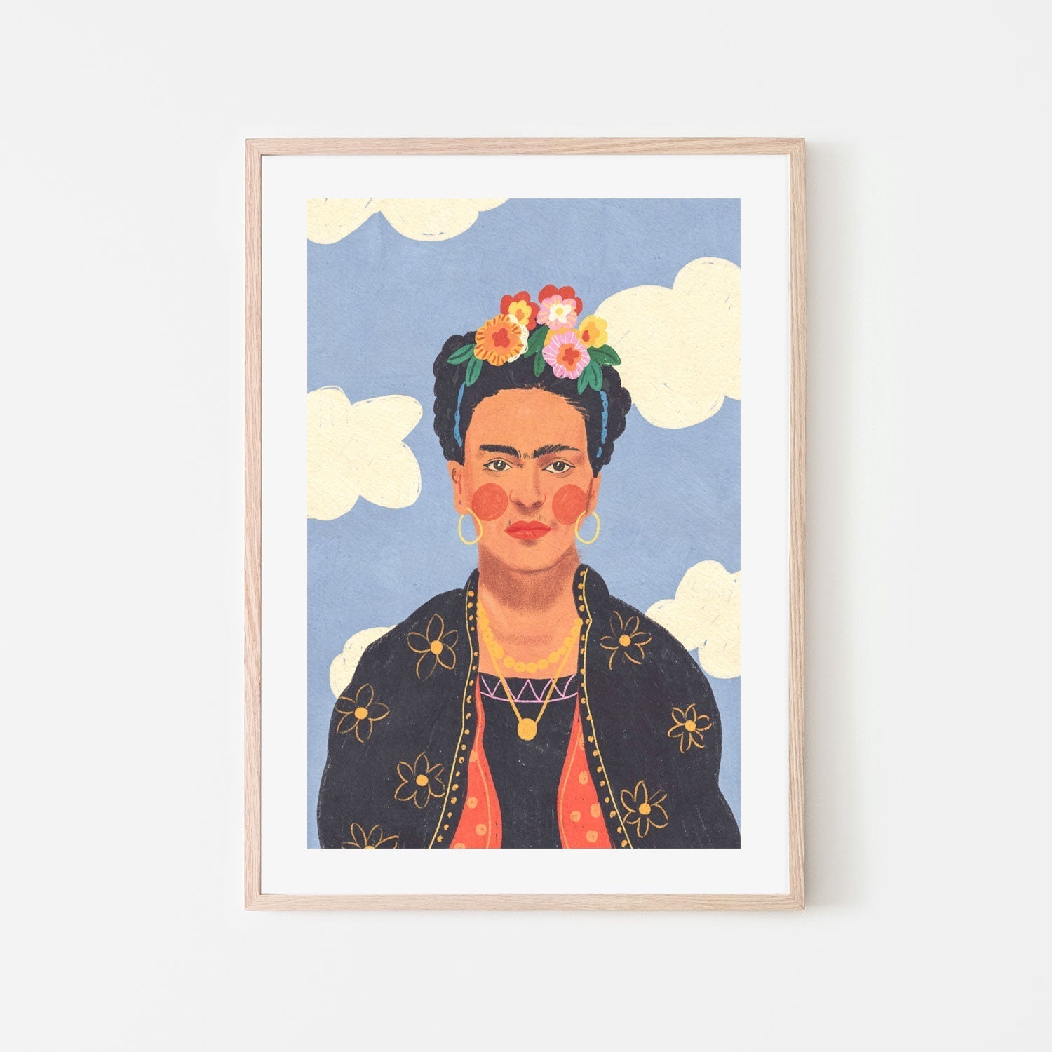 wall-art-print-canvas-poster-framed-Frida , By Gigi Rosado-GIOIA-WALL-ART