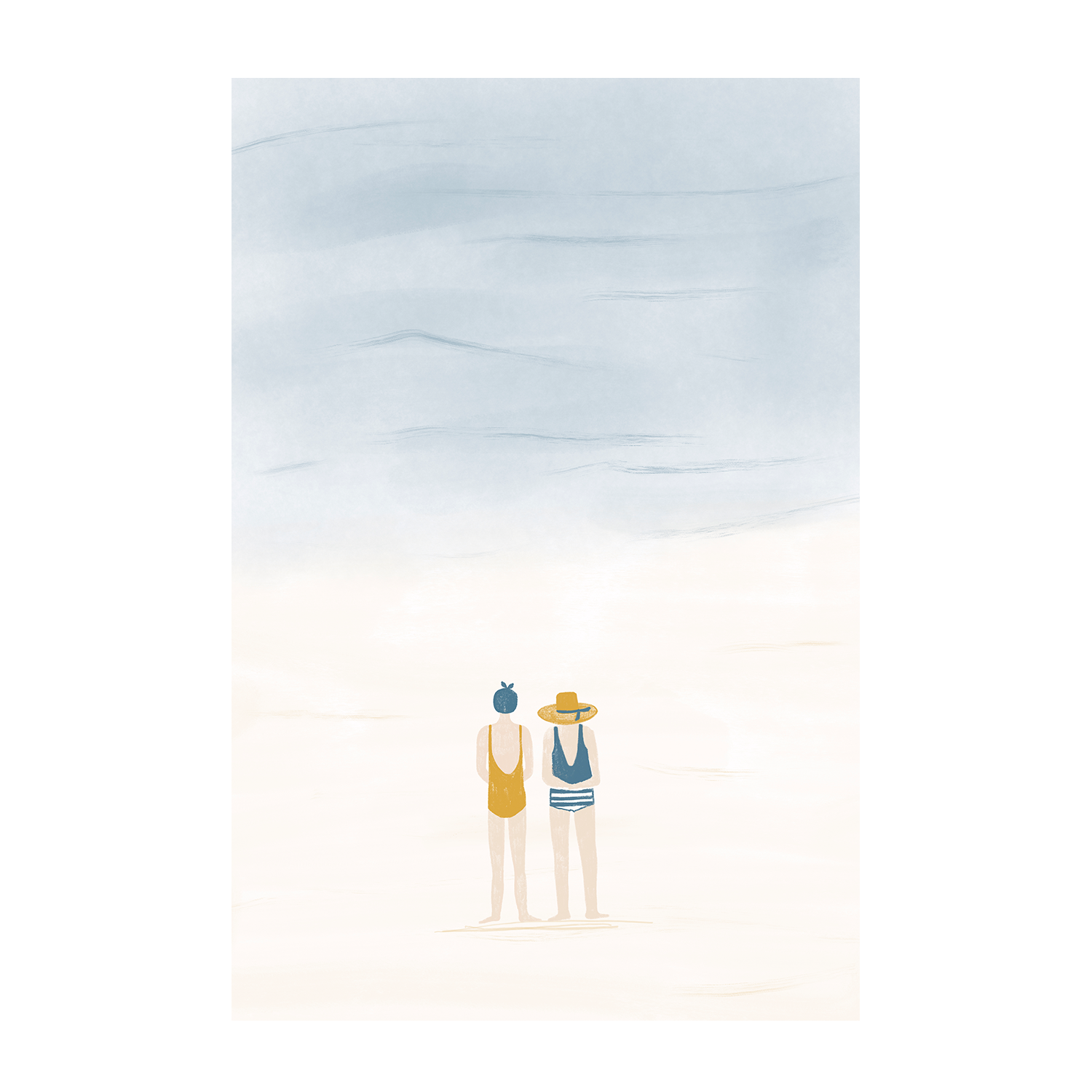 wall-art-print-canvas-poster-framed-Friends and Solitude, Set Of 2 , By Menina Lisboa-8