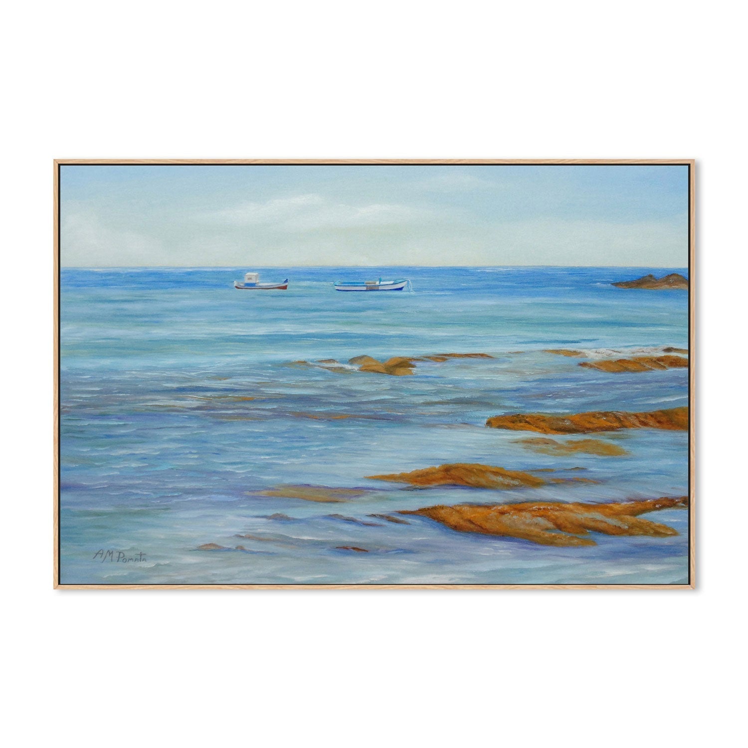 wall-art-print-canvas-poster-framed-From The Shore , By Angeles M. Pomata-4