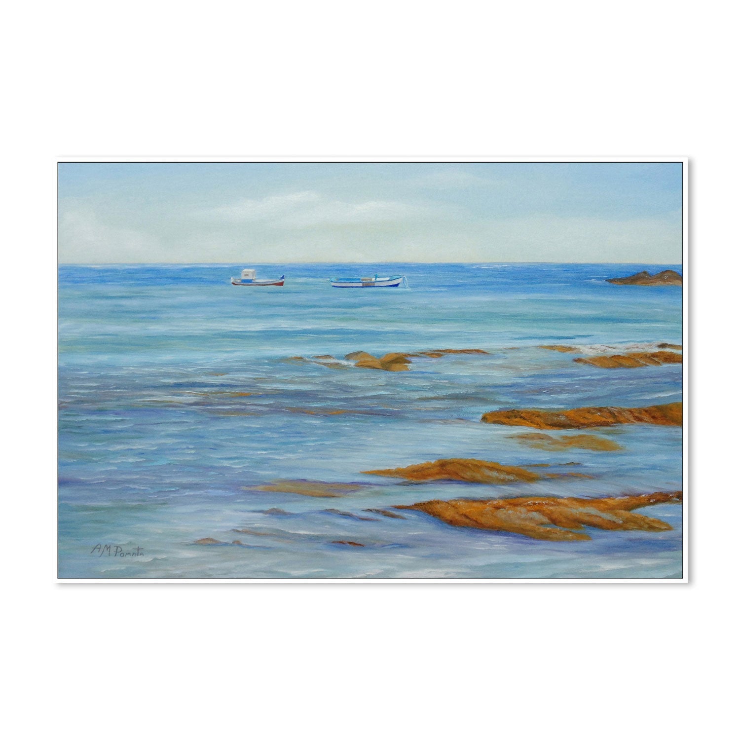 wall-art-print-canvas-poster-framed-From The Shore , By Angeles M. Pomata-5