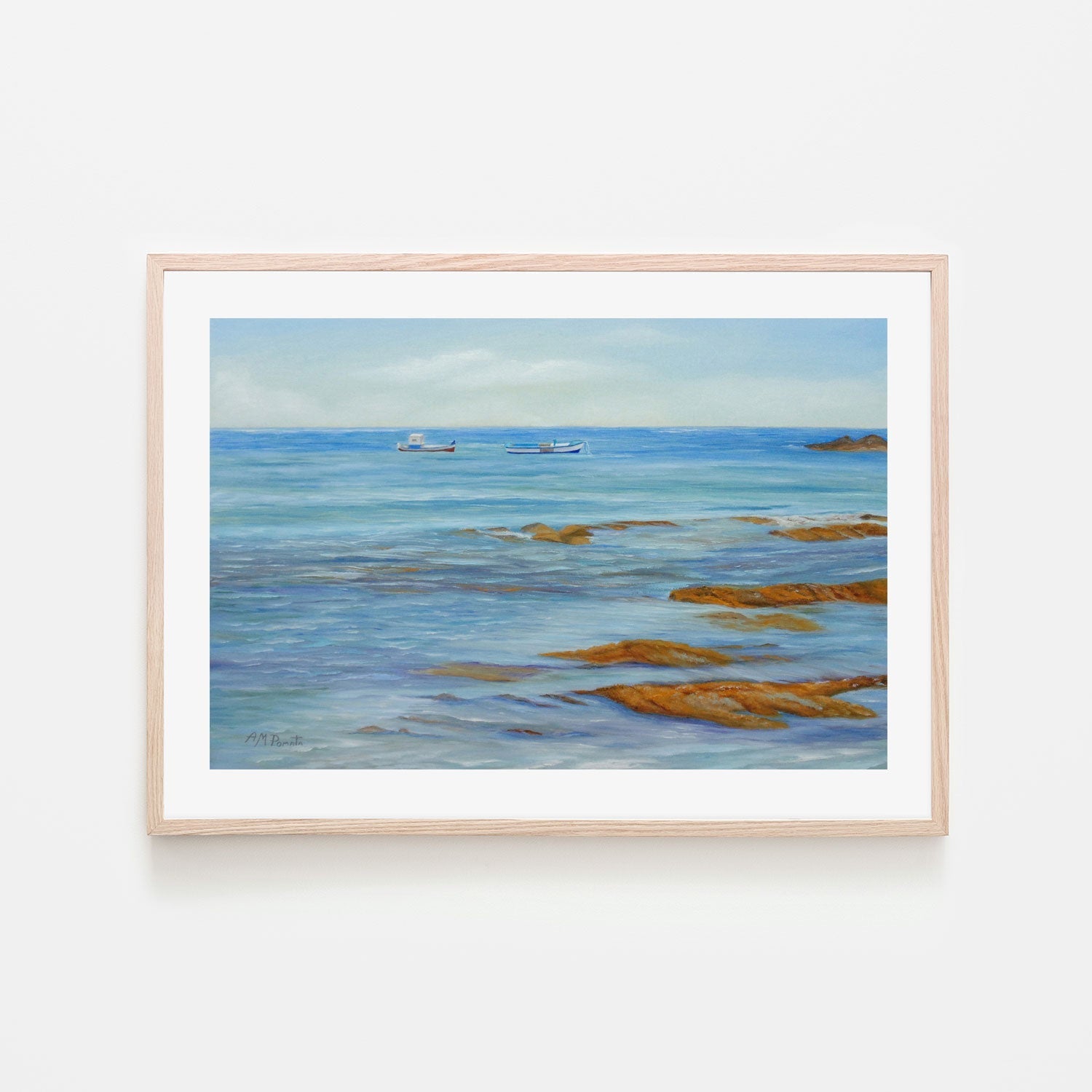 wall-art-print-canvas-poster-framed-From The Shore , By Angeles M. Pomata-6