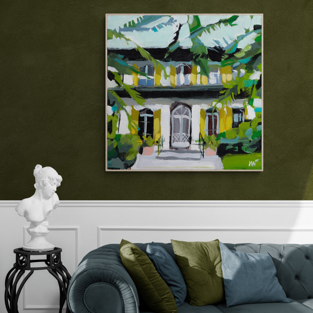 wall-art-print-canvas-poster-framed-Front Garden-by-Jenny Westenhofer Art-Gioia Wall Art