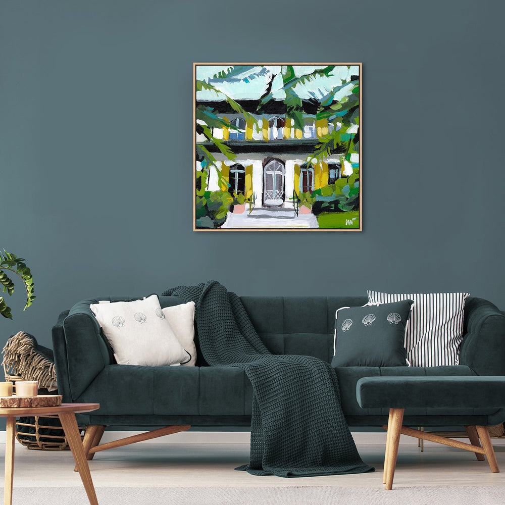 wall-art-print-canvas-poster-framed-Front Garden-by-Jenny Westenhofer Art-Gioia Wall Art
