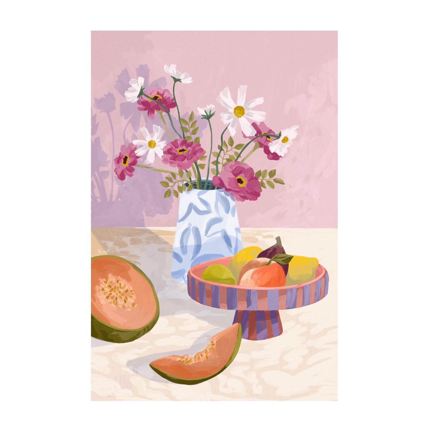 wall-art-print-canvas-poster-framed-Fruit Break-1