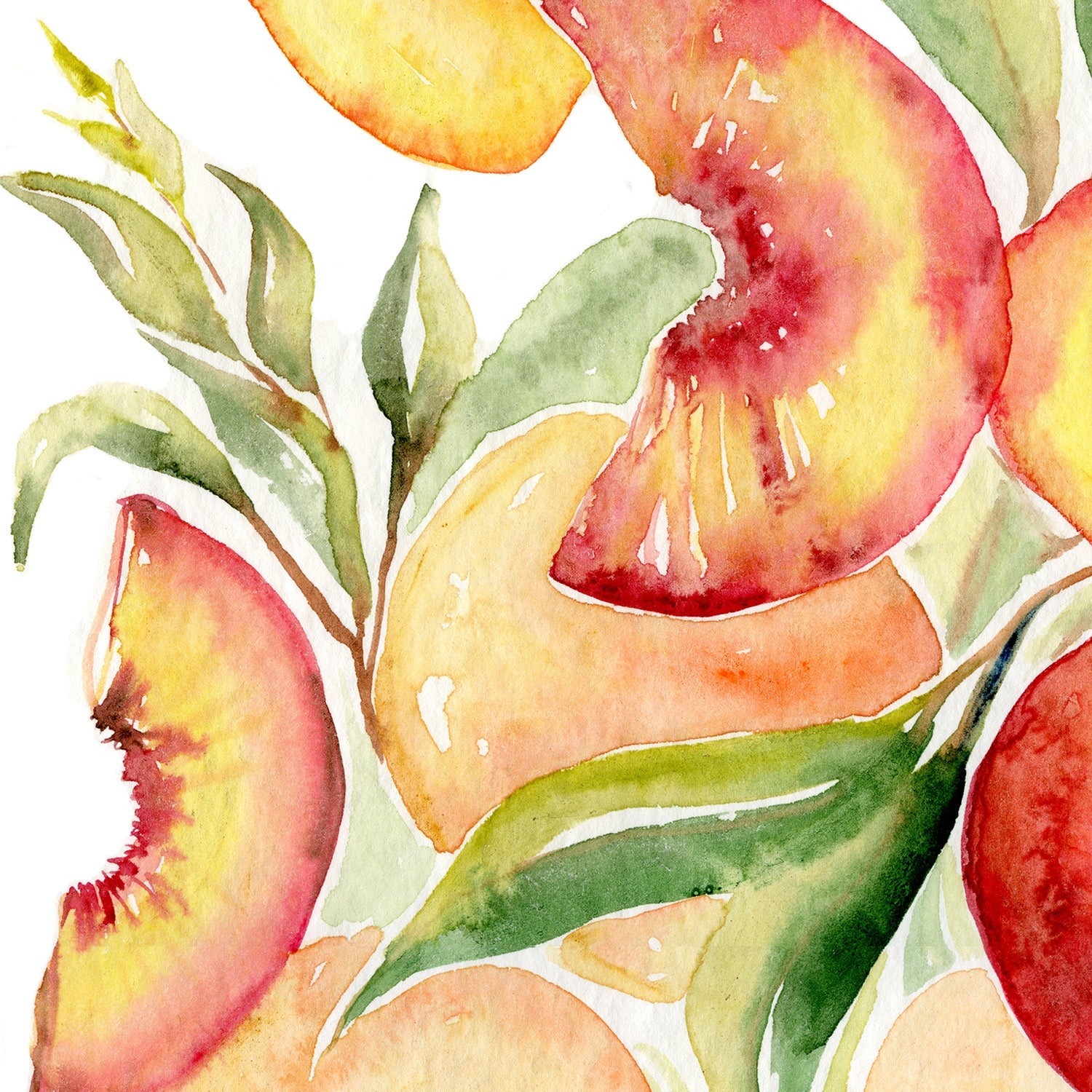 wall-art-print-canvas-poster-framed-Fruit collection - Peaches-11