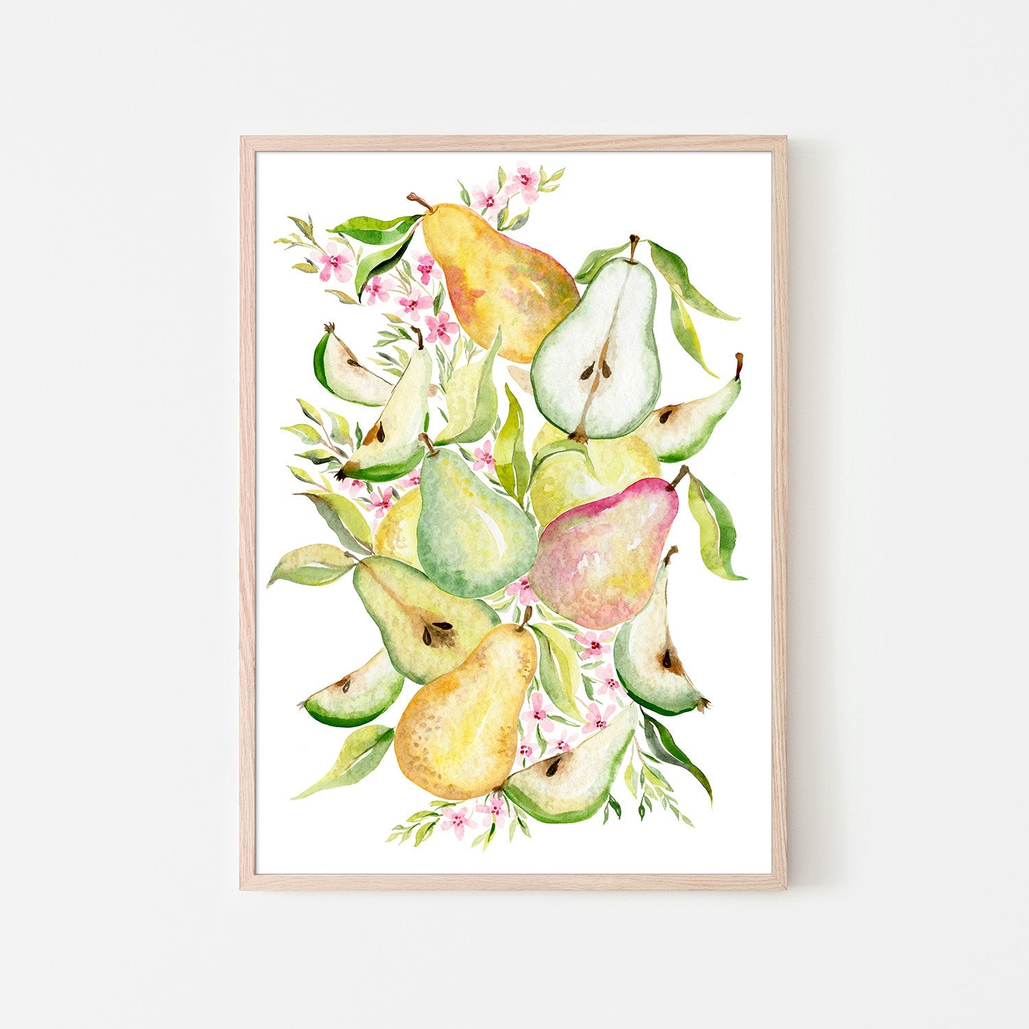 wall-art-print-canvas-poster-framed-Fruit collection - Pears-6