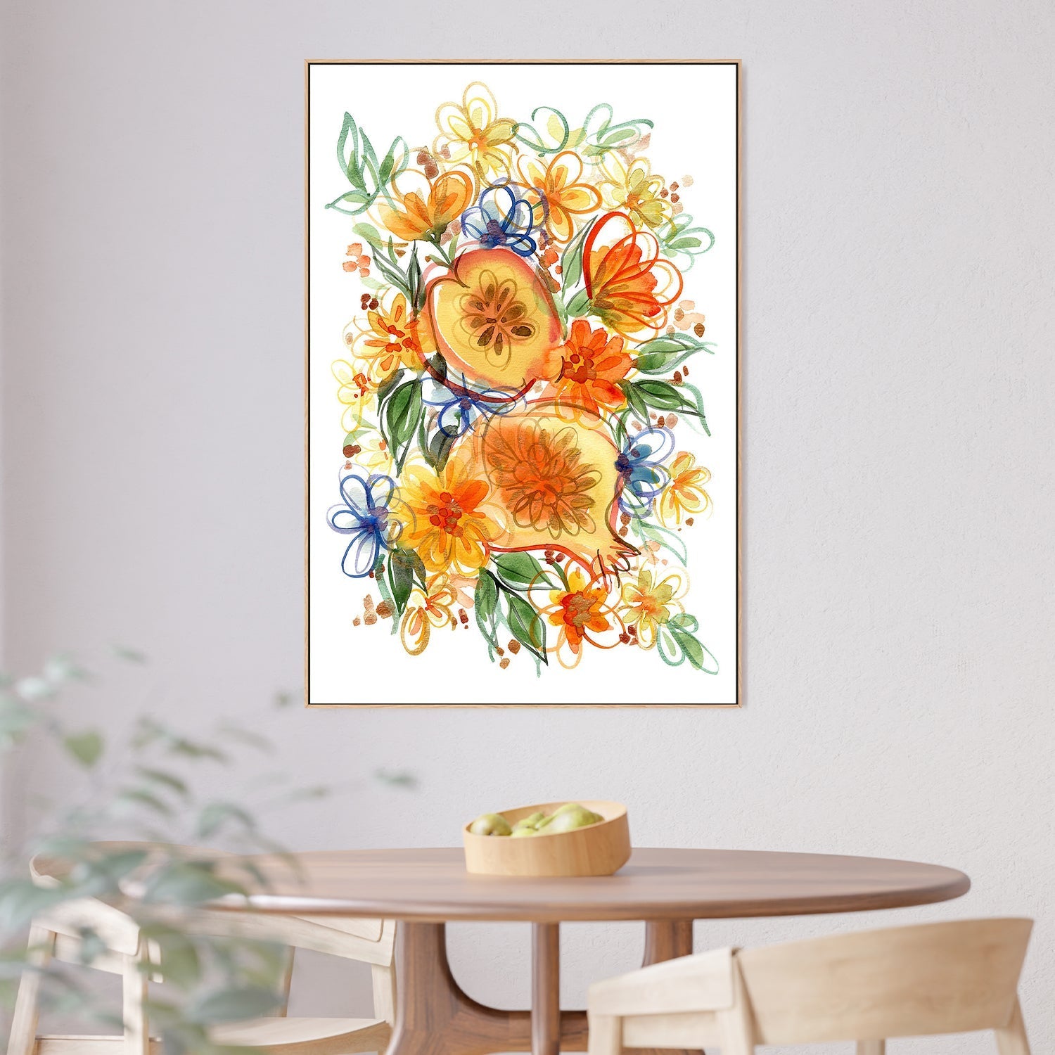 wall-art-print-canvas-poster-framed-Fruit Watercolour , By Jessie Mitchelson-7