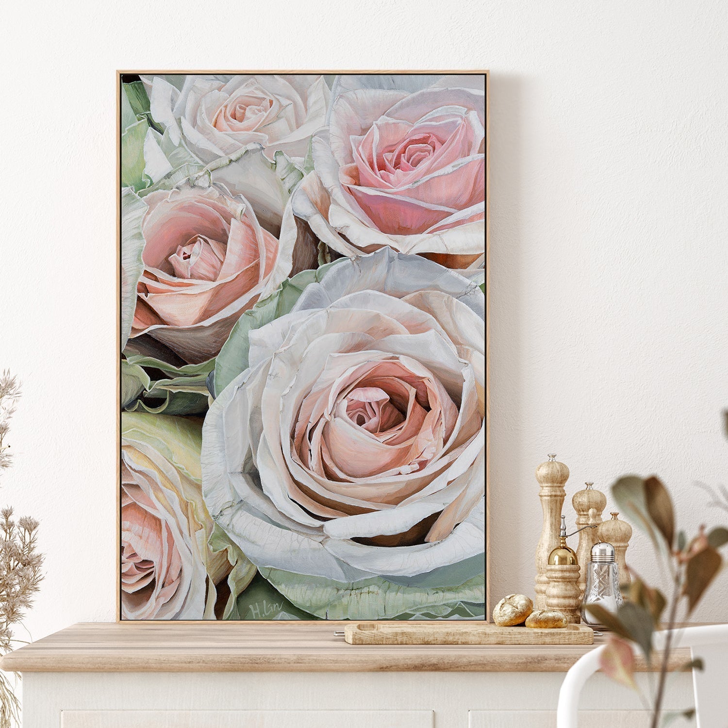 wall-art-print-canvas-poster-framed-Frutteto Roses , By Hsin Lin-2